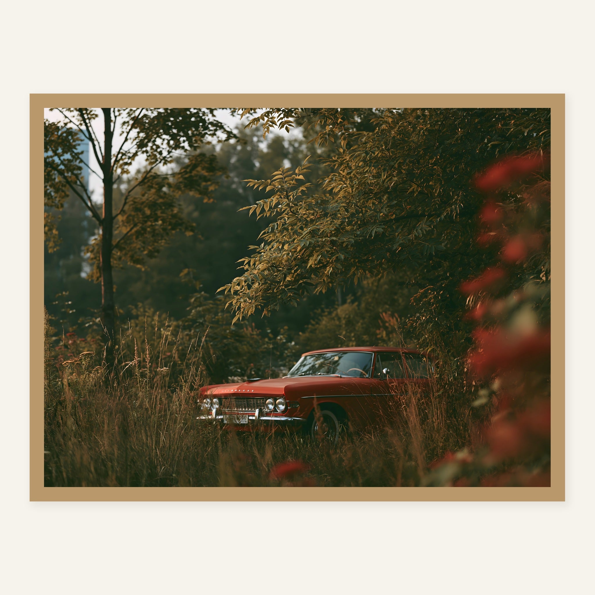 Rust in the Grass — Wood frame
