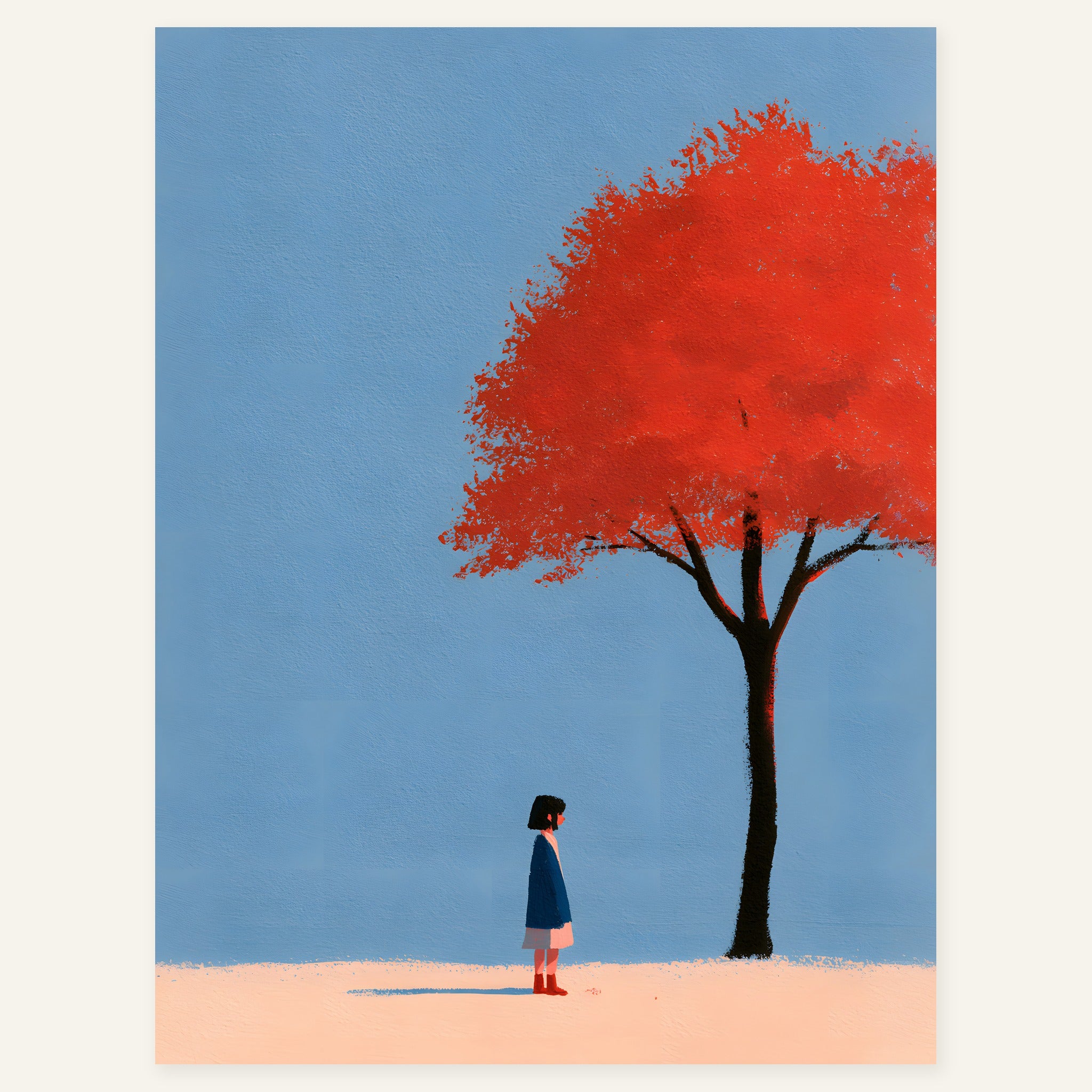 Soft Turning — art print by paintmoon