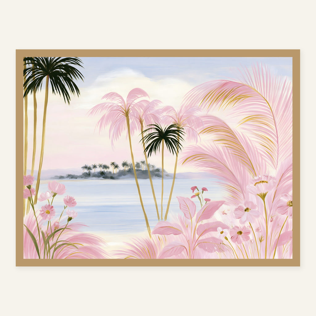 Blush Shoreline — Wood frame