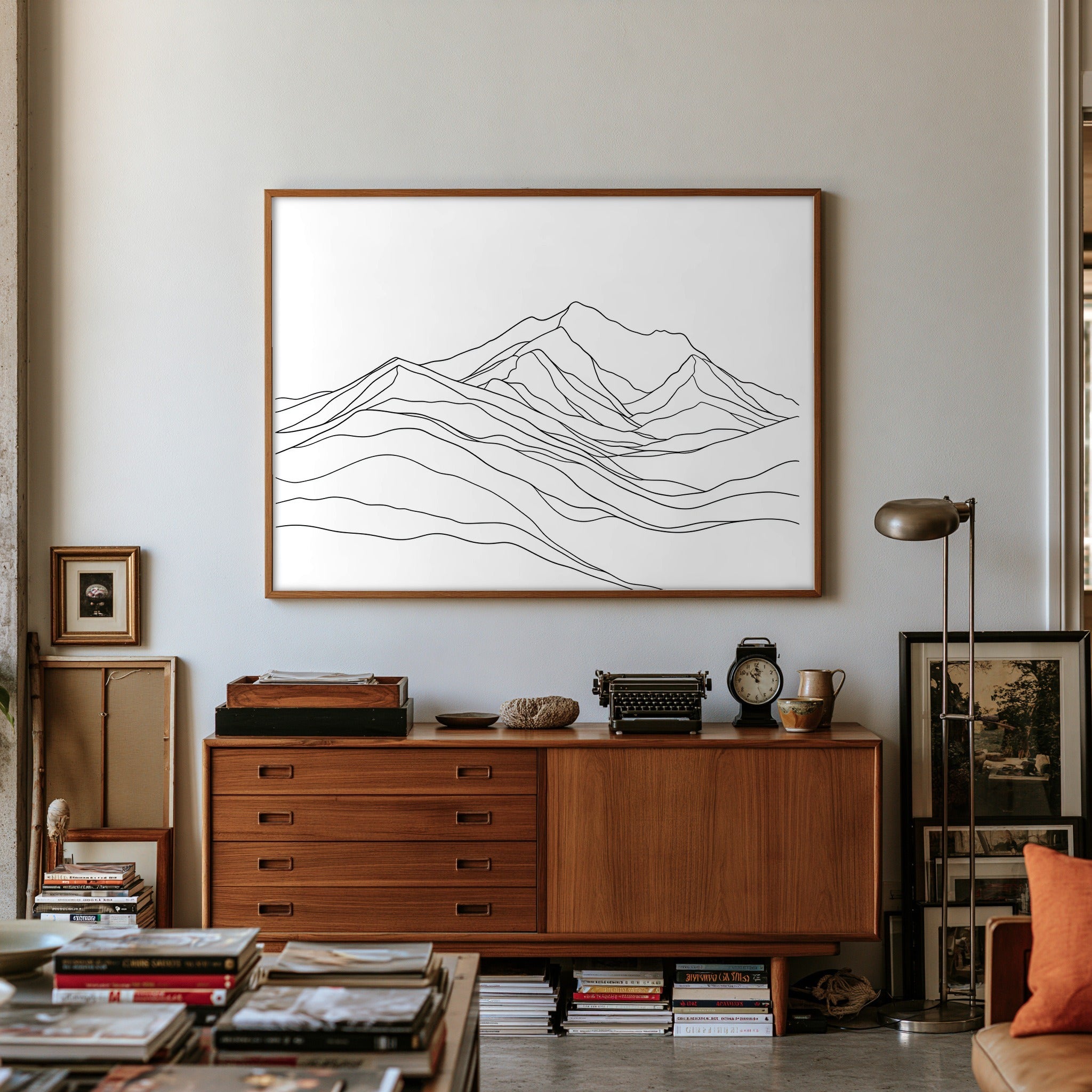 Quiet Ridge — art print by paintmoon