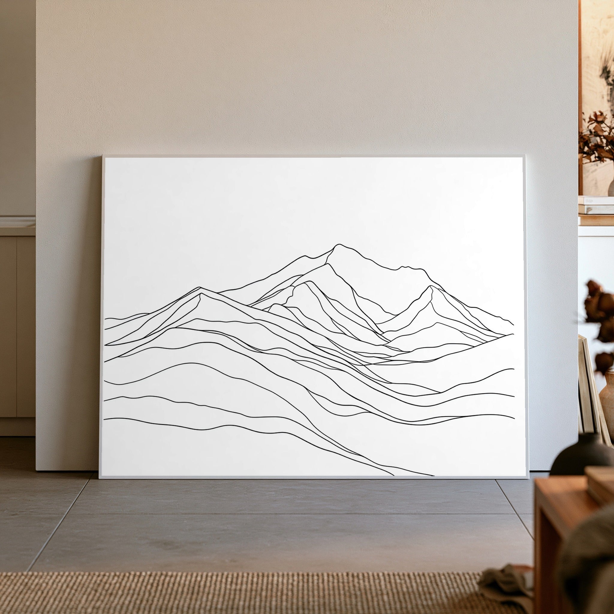 Quiet Ridge — art print by paintmoon