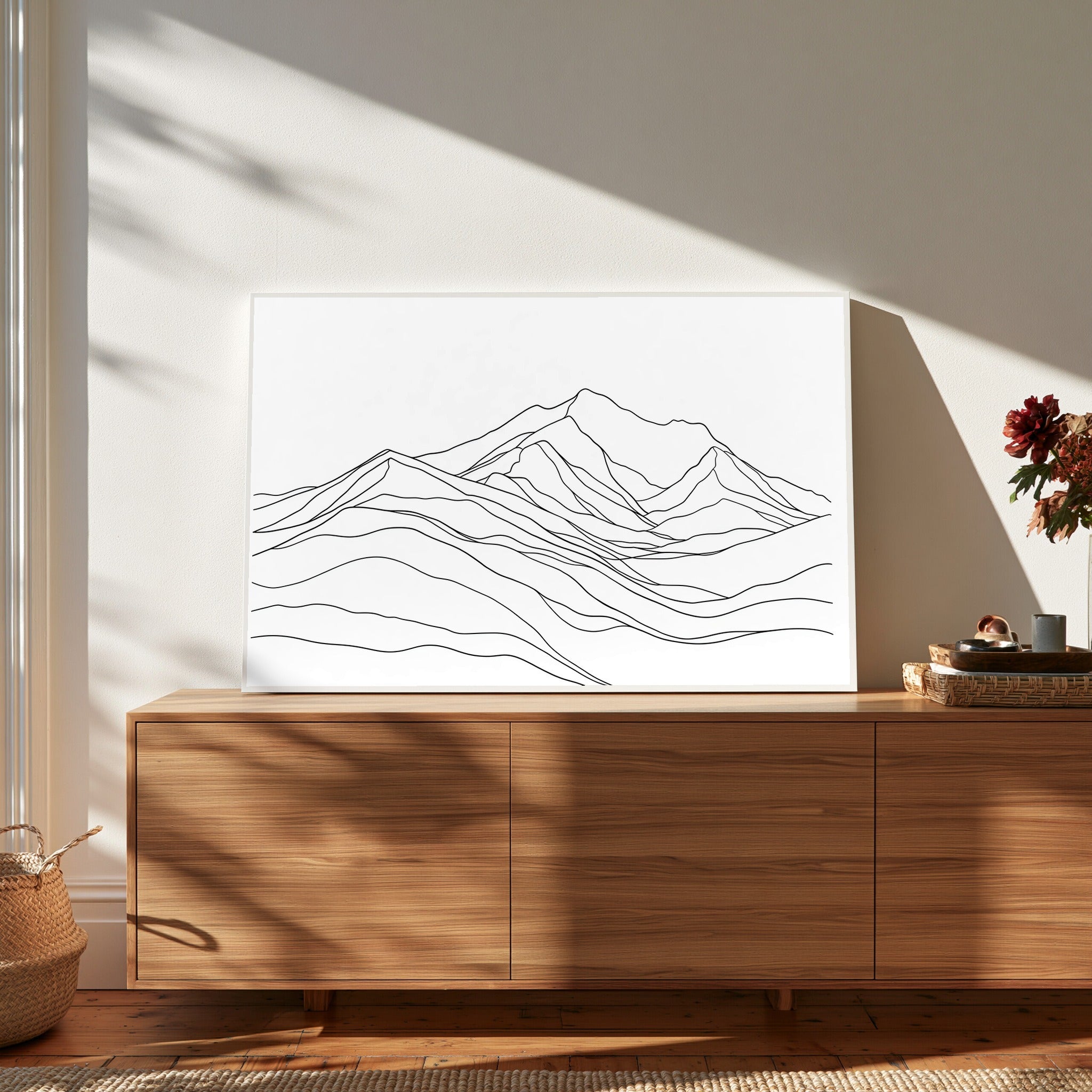 Quiet Ridge — art print by paintmoon