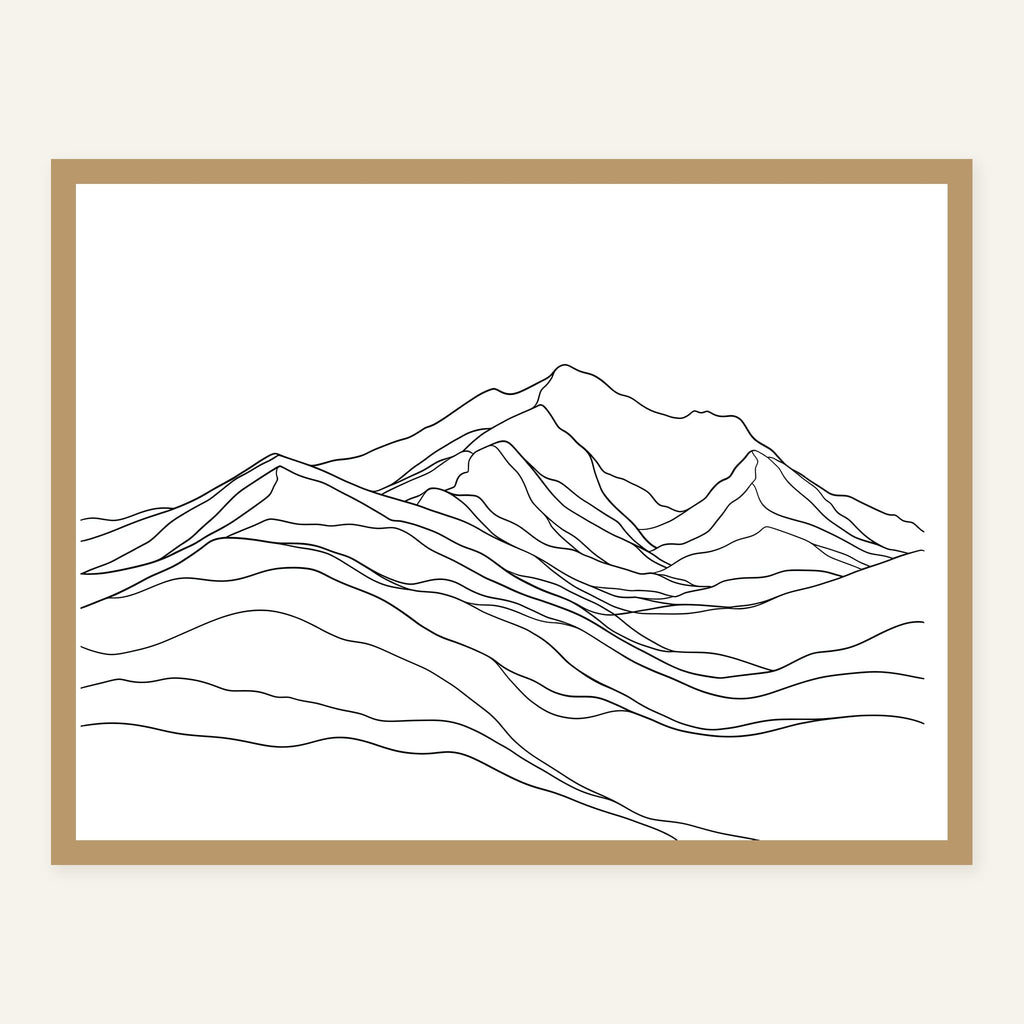 Quiet Ridge — Wood frame