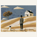 Dune Hushed House — art print by paintmoon