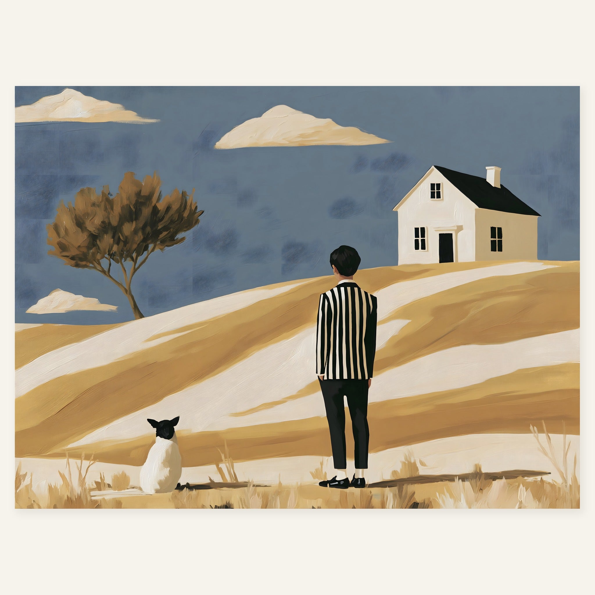 Dune Hushed House — art print by paintmoon