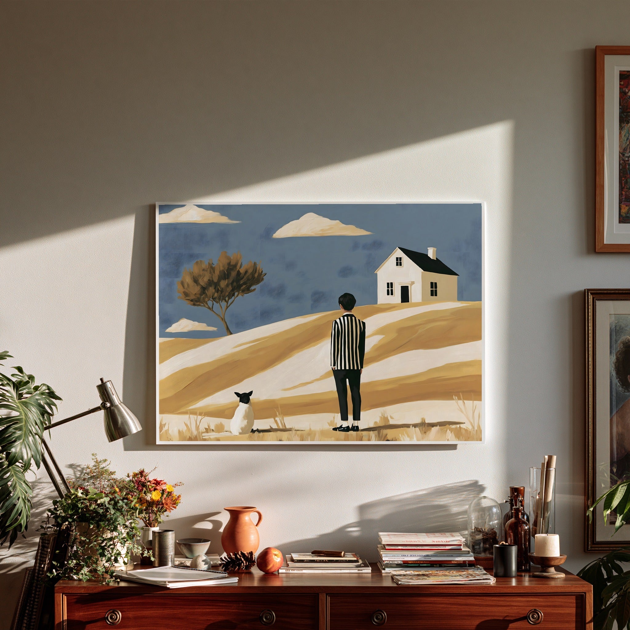 Dune Hushed House — art print by paintmoon