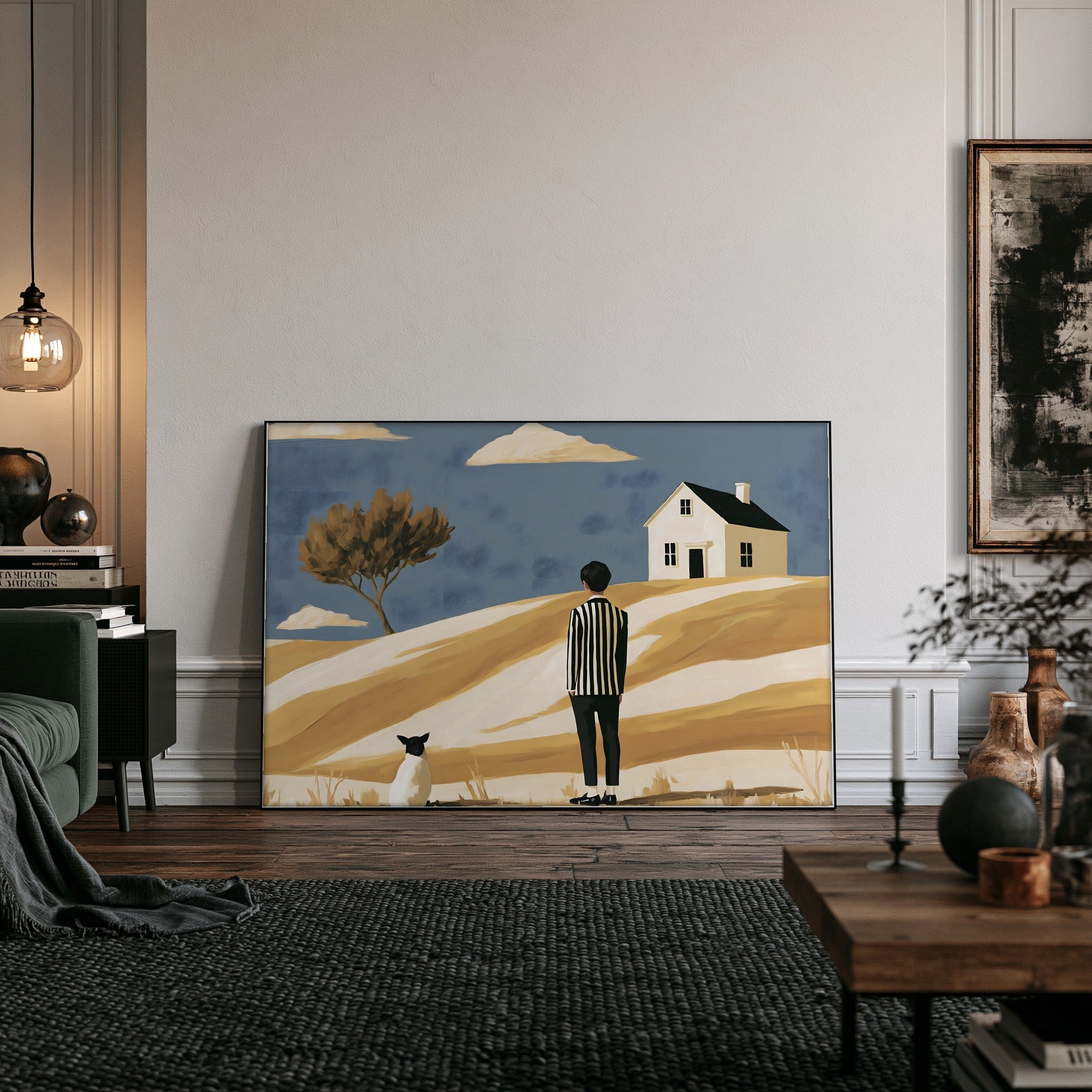 Dune Hushed House — art print by paintmoon