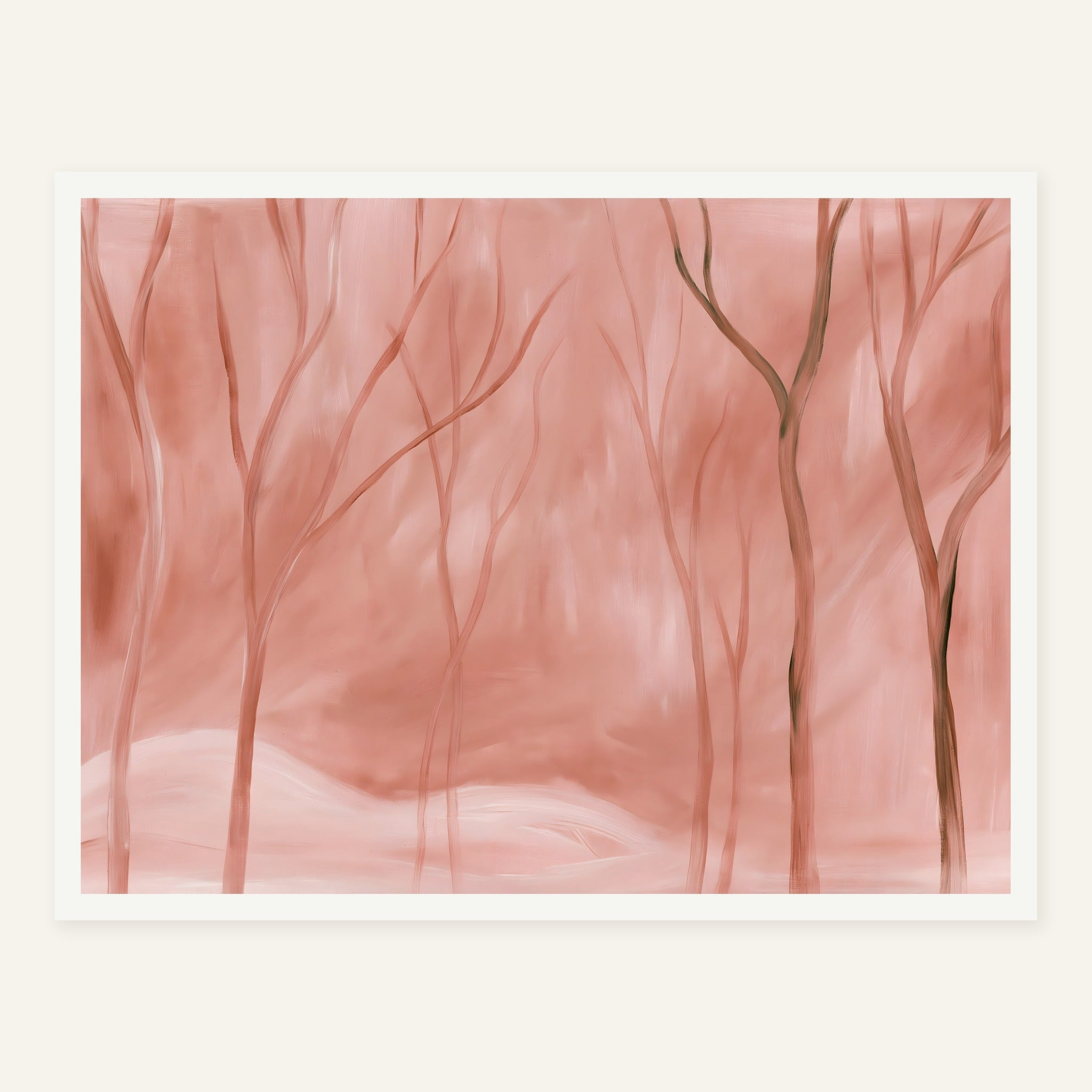 Pastel Drift — White frame