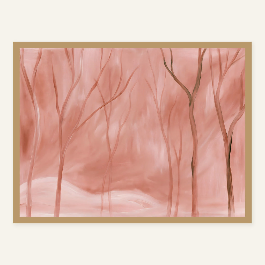 Pastel Drift — Wood frame