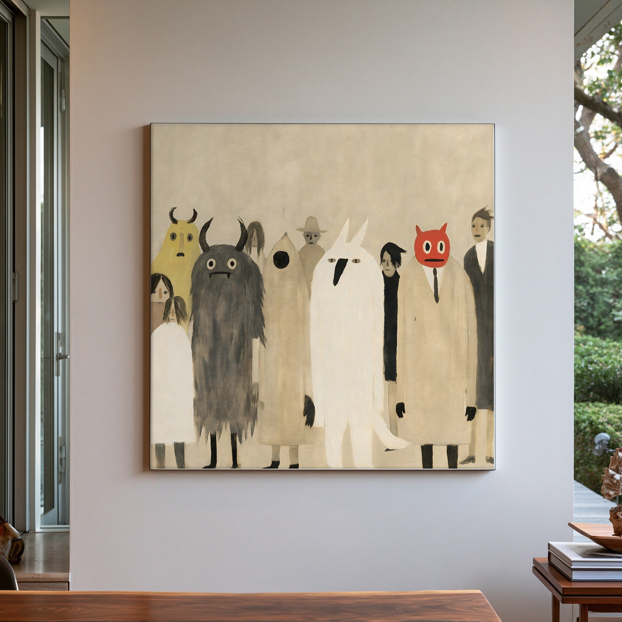Quiet March — art print by paintmoon