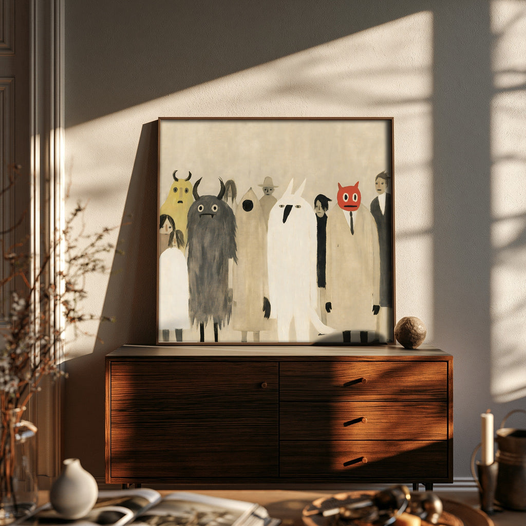Quiet March — art print by paintmoon