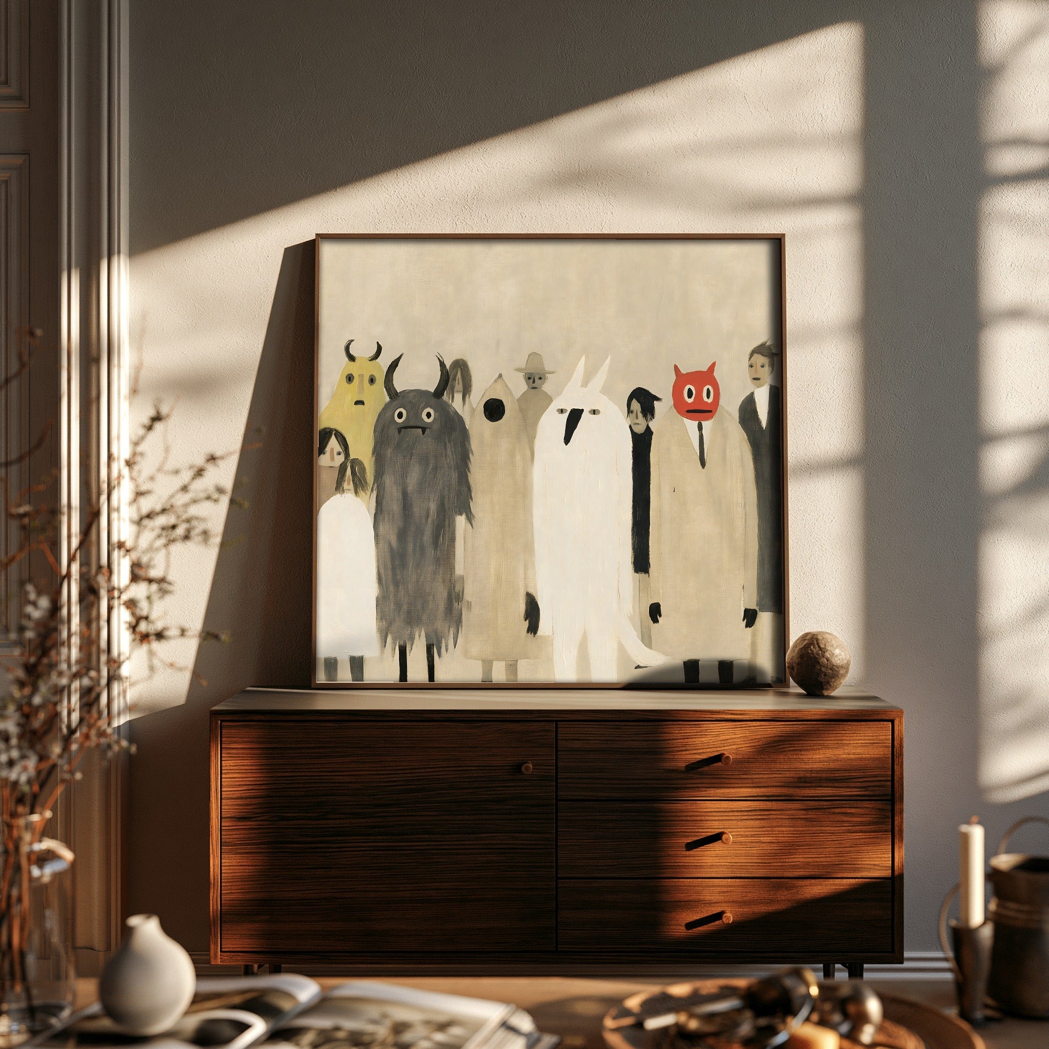 Quiet March — art print by paintmoon