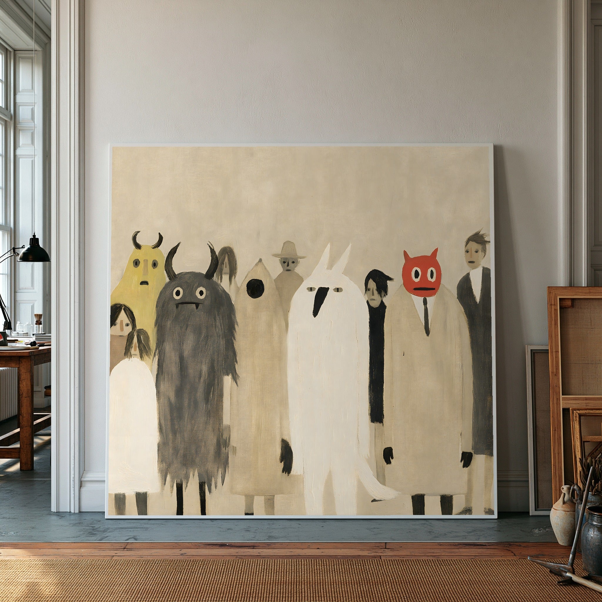 Quiet March — art print by paintmoon