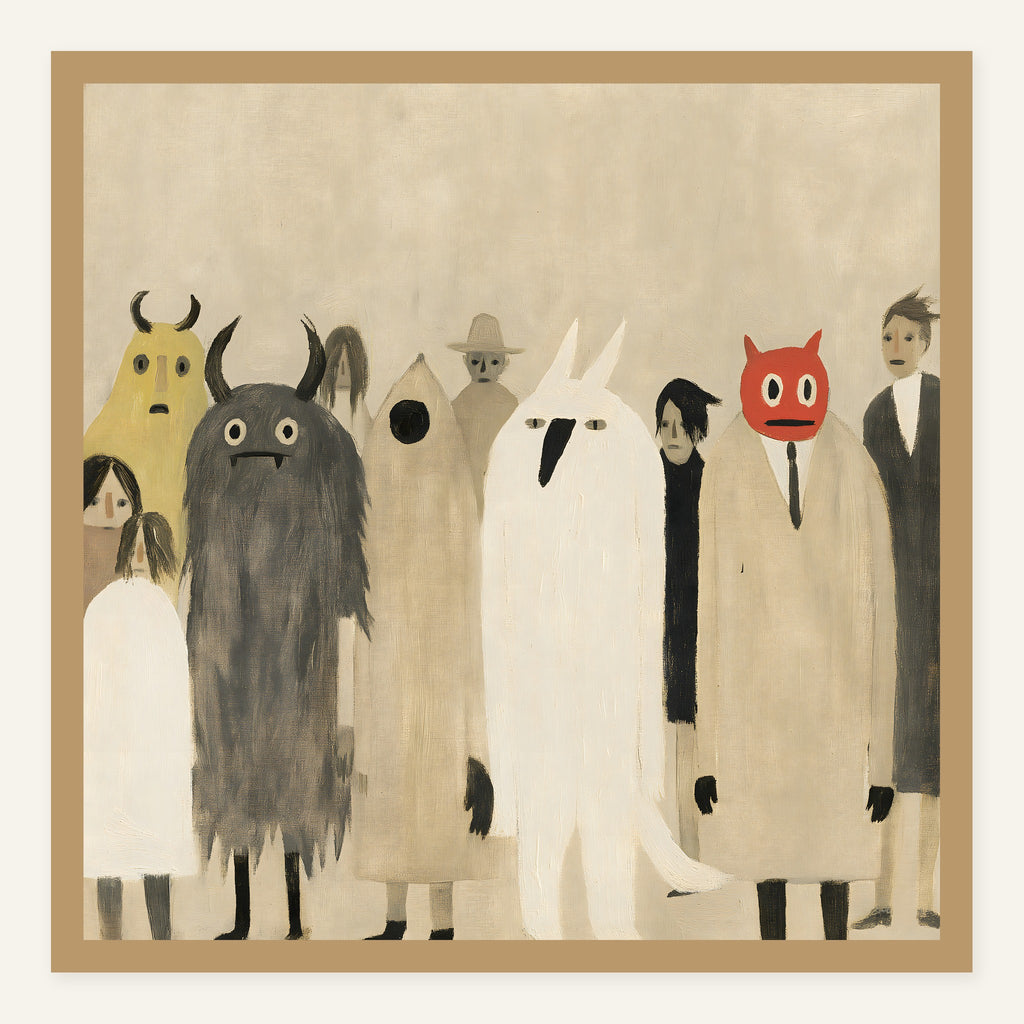 Quiet March — Wood frame