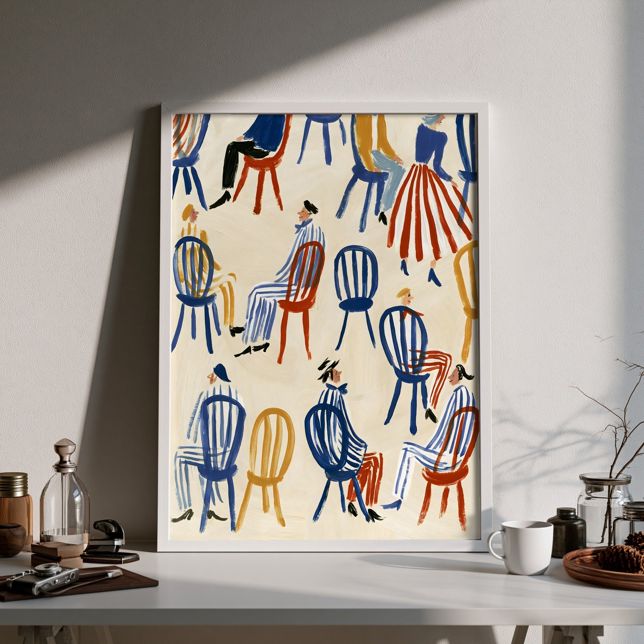 Dancing Umbrae — art print by paintmoon