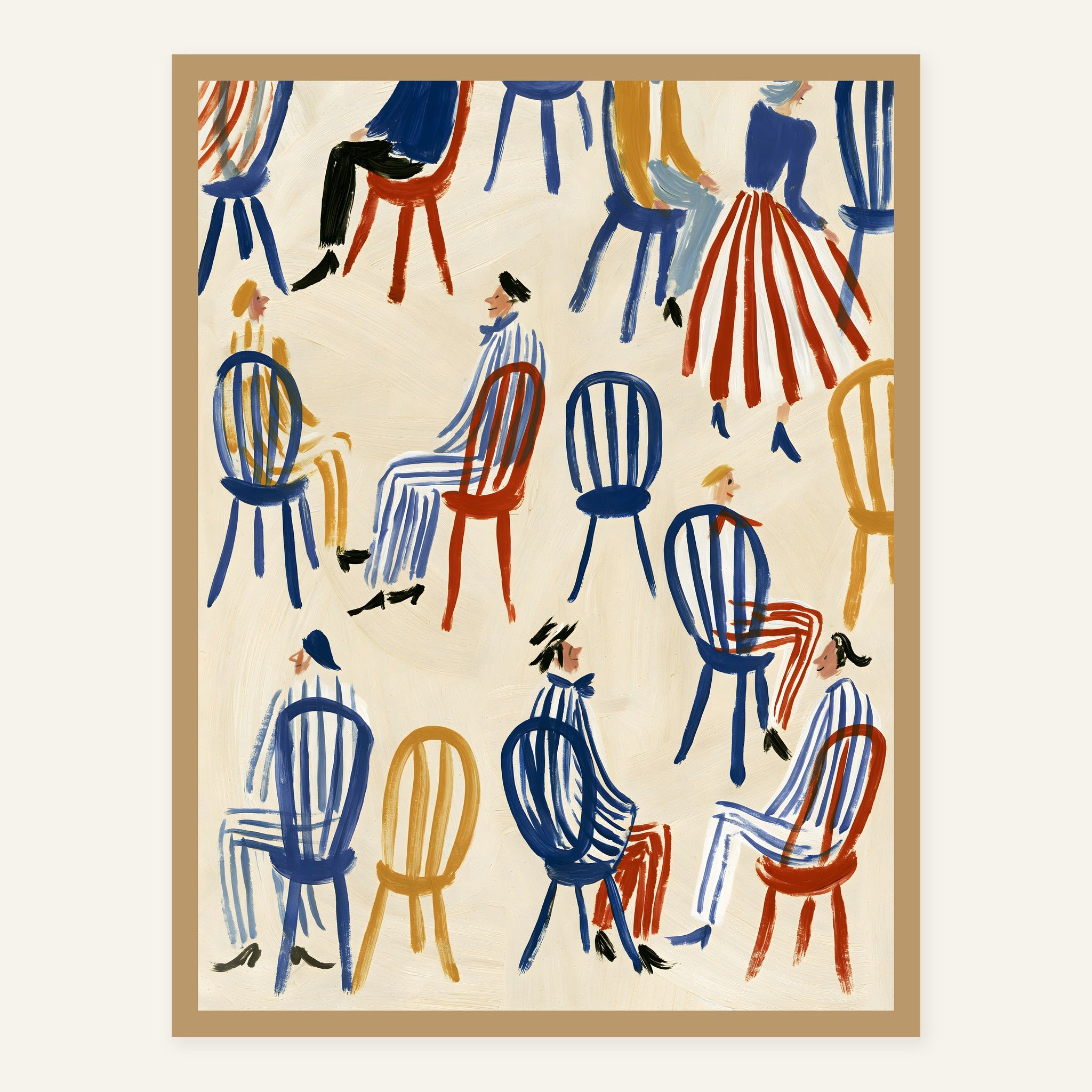 Dancing Umbrae — Wood frame