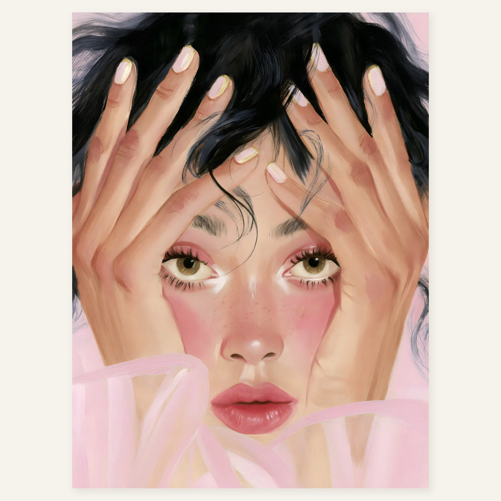 Ribbonfold Lullaby — art print by paintmoon