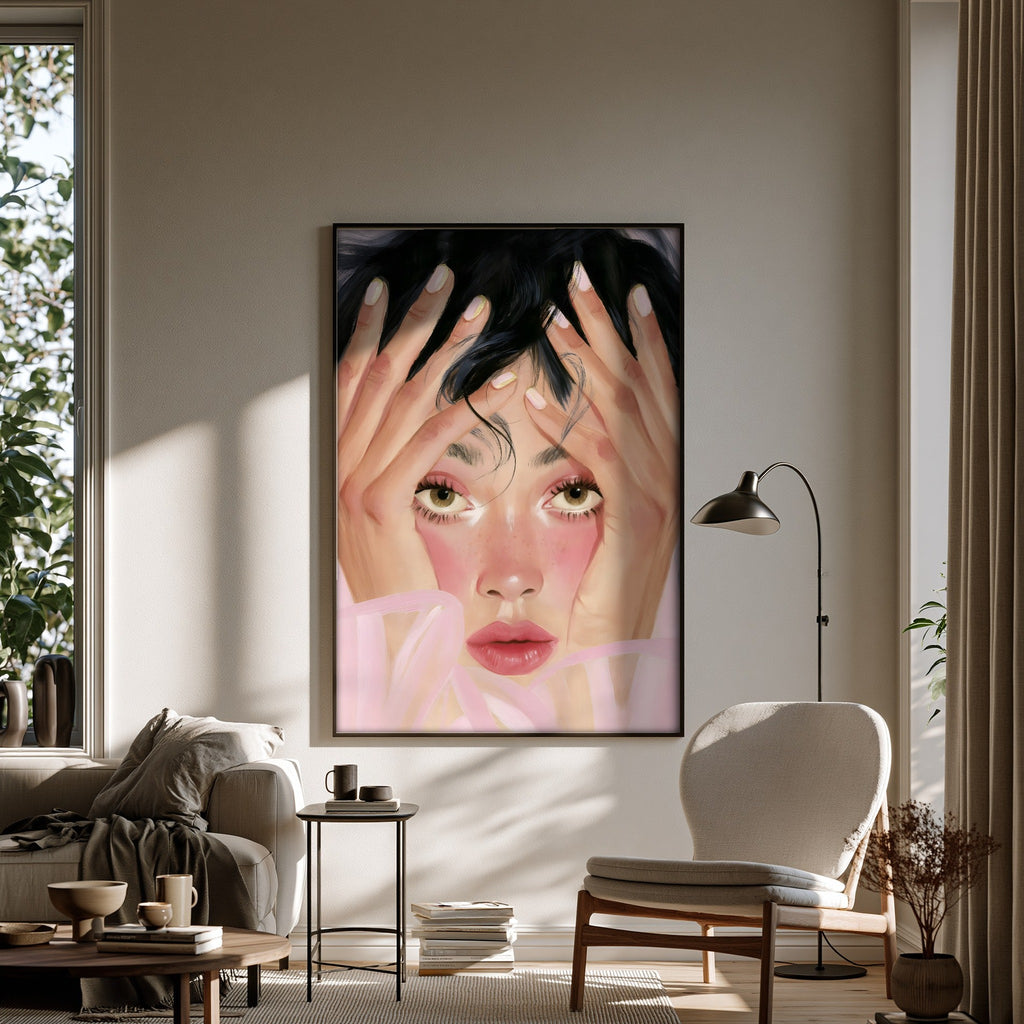 Ribbonfold Lullaby — art print by paintmoon