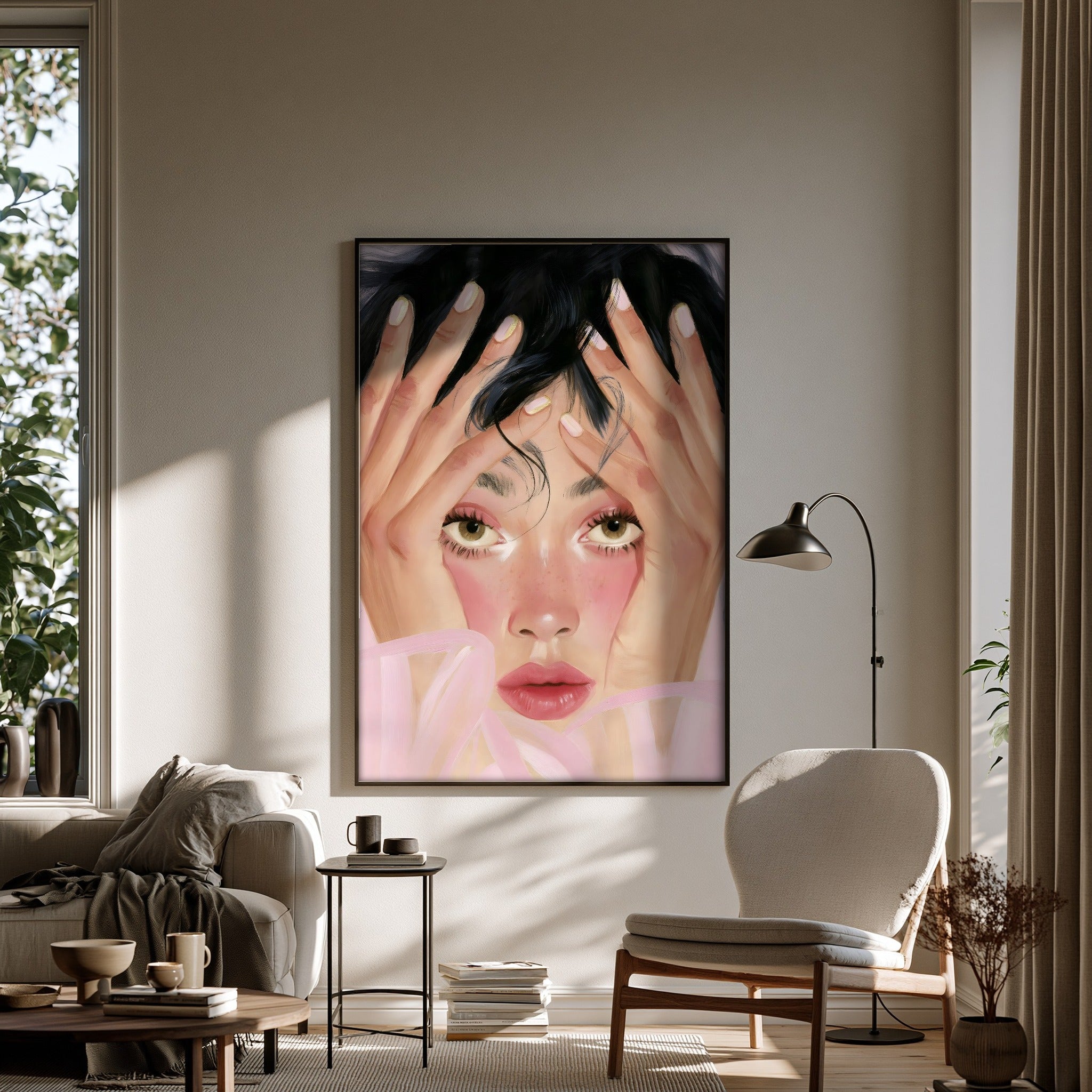Ribbonfold Lullaby — art print by paintmoon