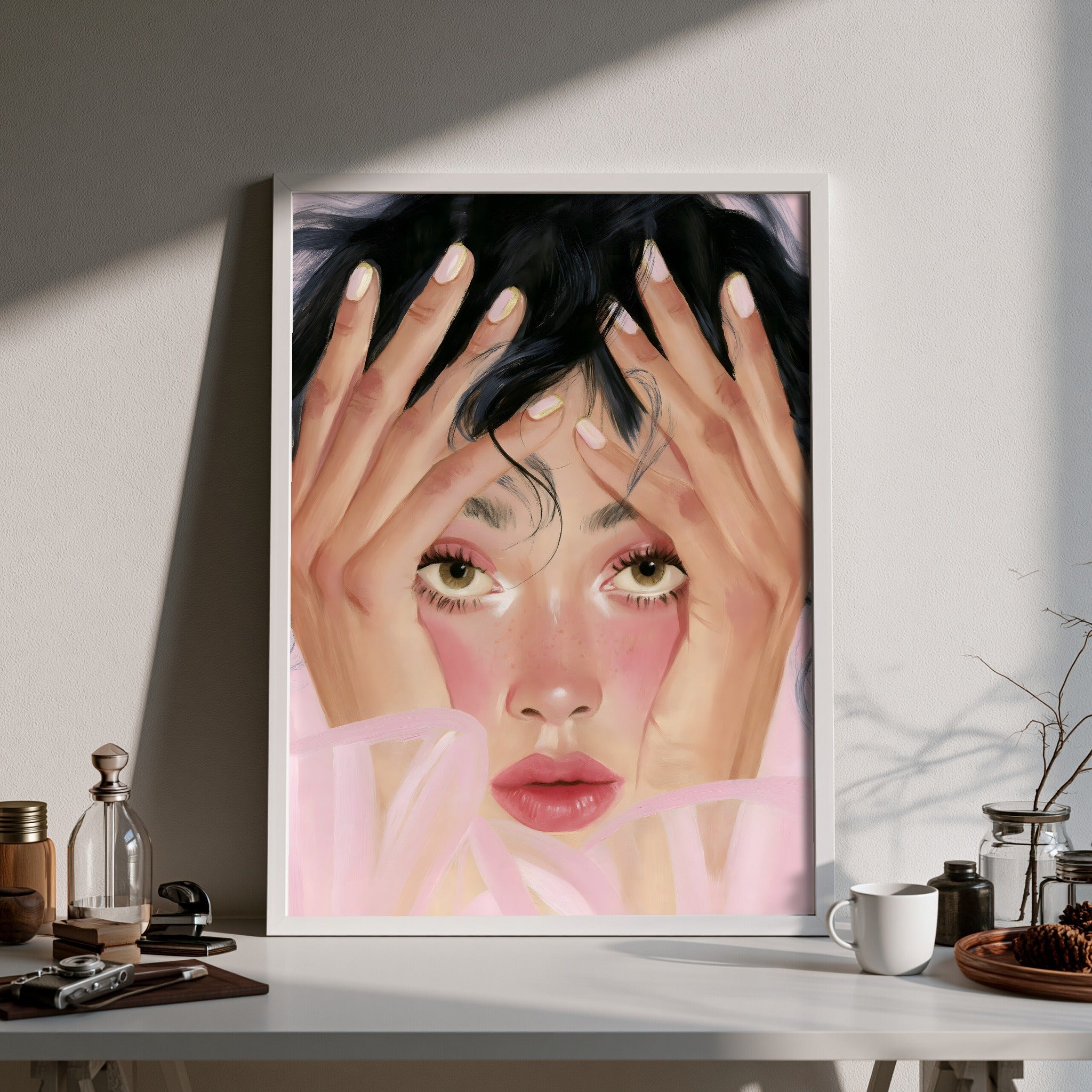 Ribbonfold Lullaby — art print by paintmoon