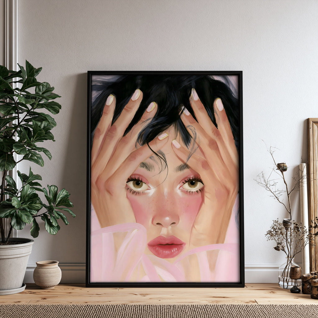 Ribbonfold Lullaby — art print by paintmoon