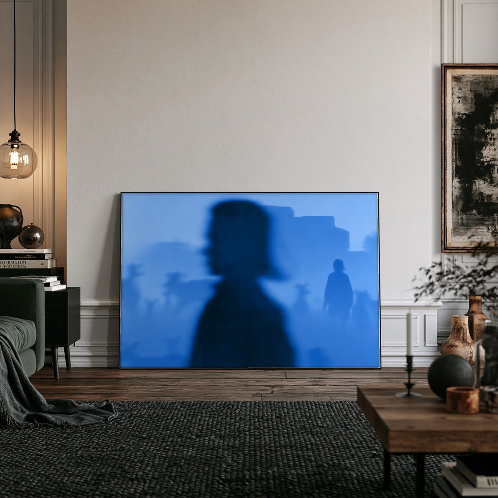 Blue Afterimage — art print by paintmoon