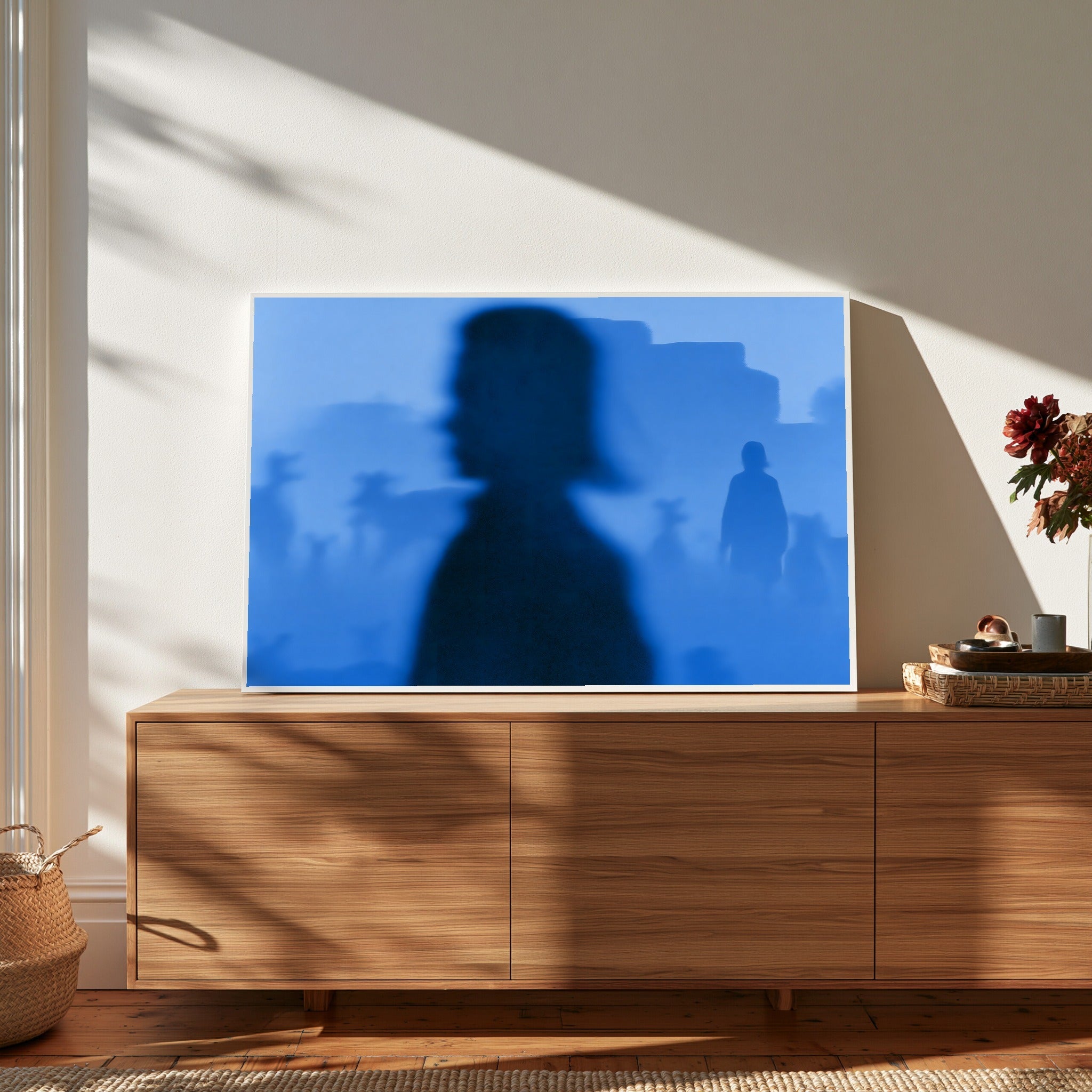 Blue Afterimage — art print by paintmoon