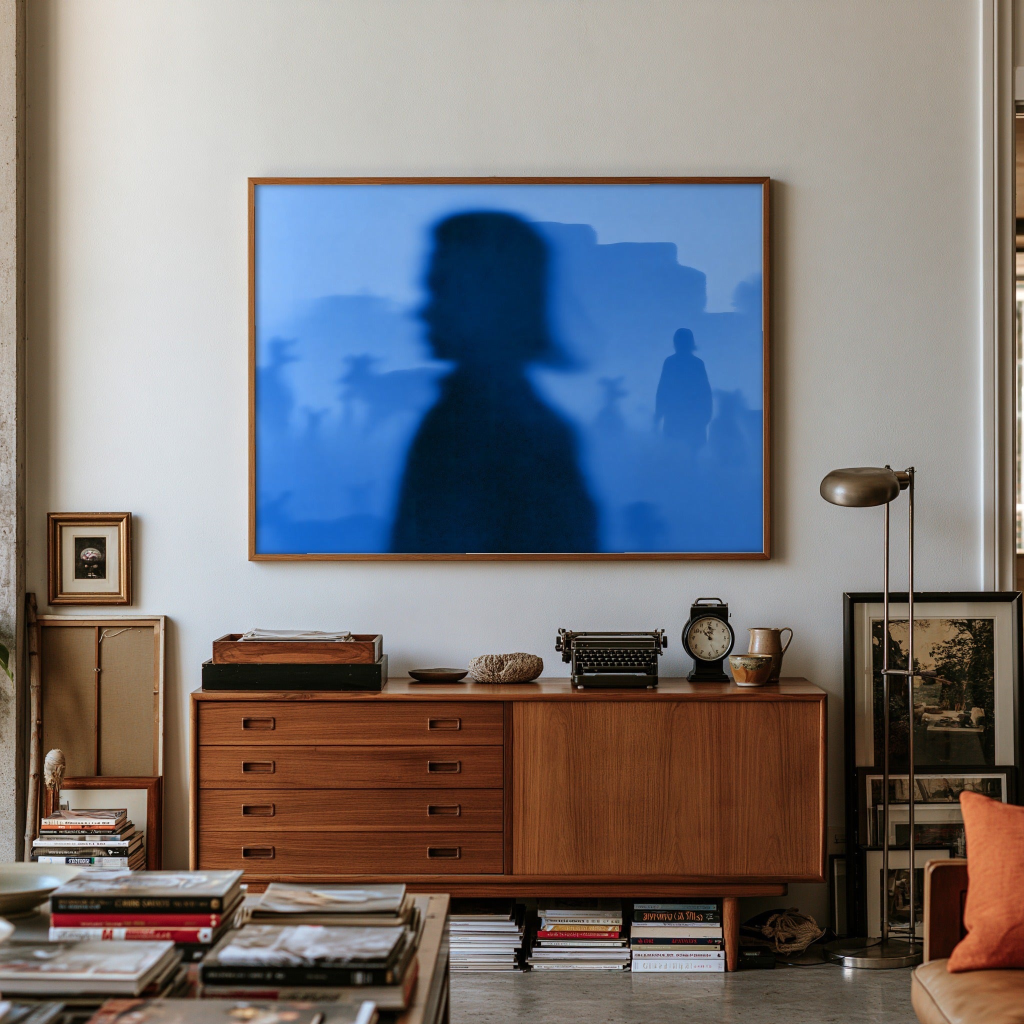 Blue Afterimage — art print by paintmoon