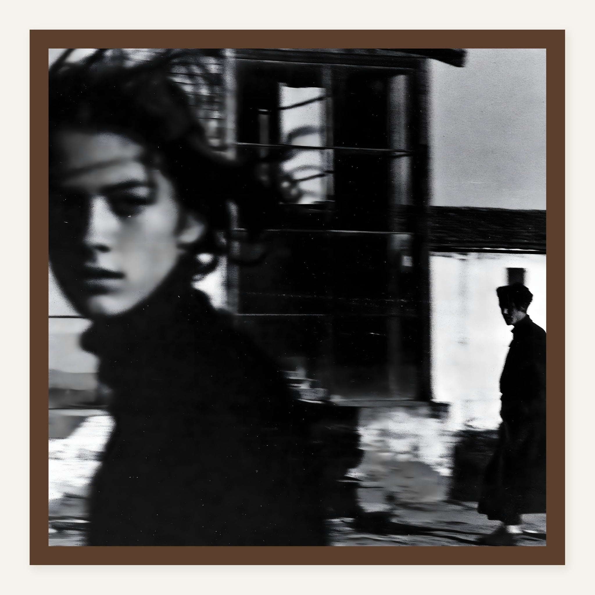 After Window Pass — Dark wood frame