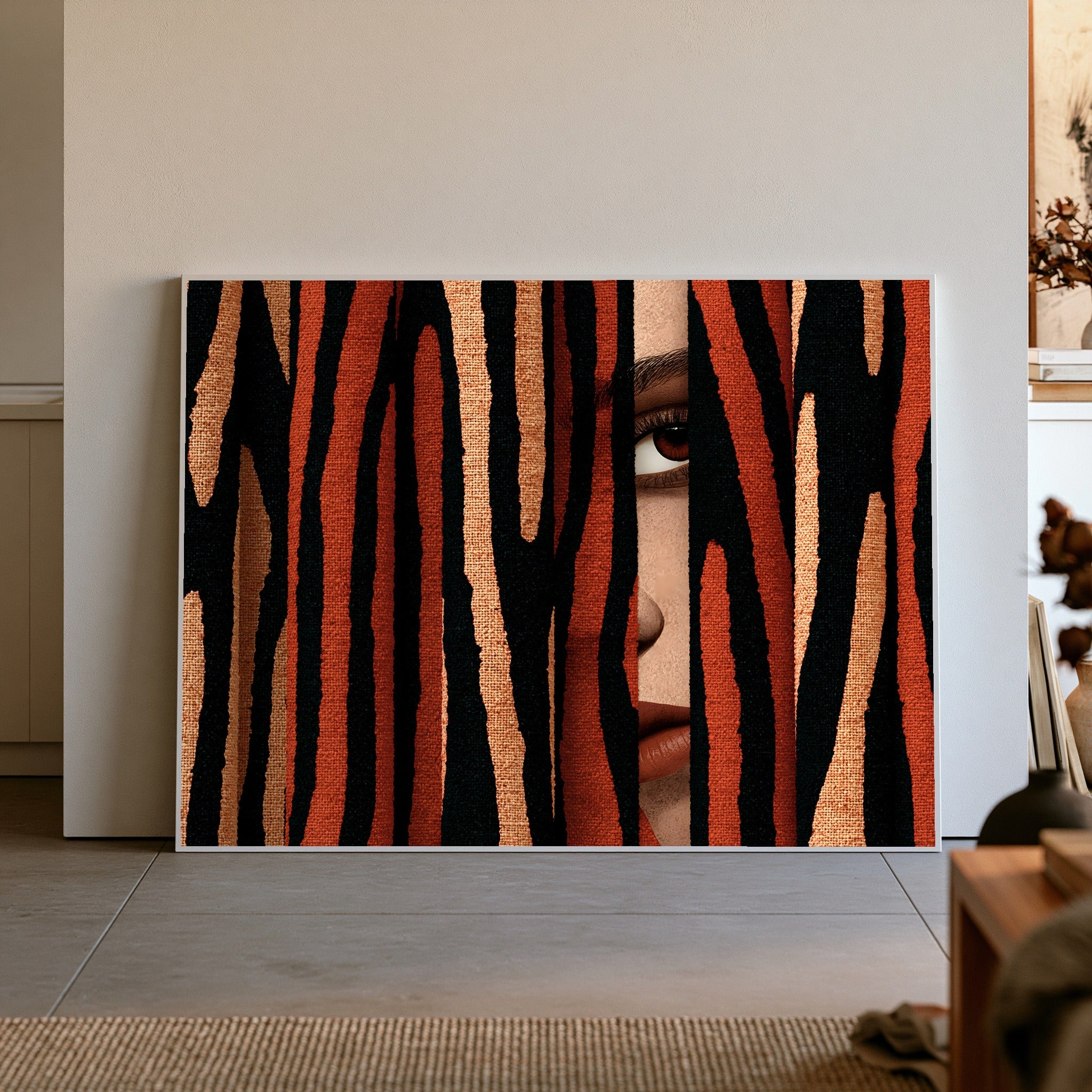 Peeking Pulse — art print by paintmoon