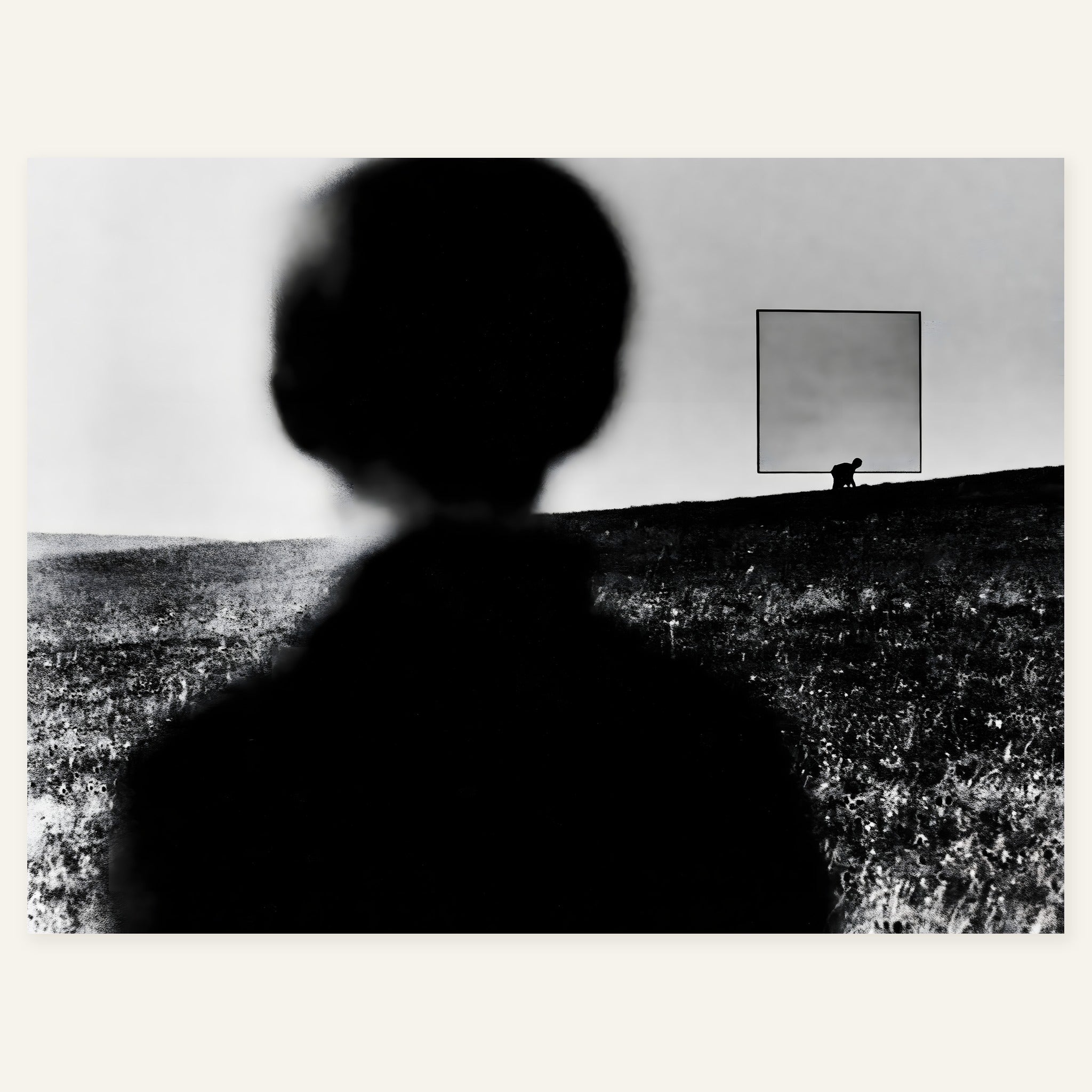 Square Hush — art print by paintmoon