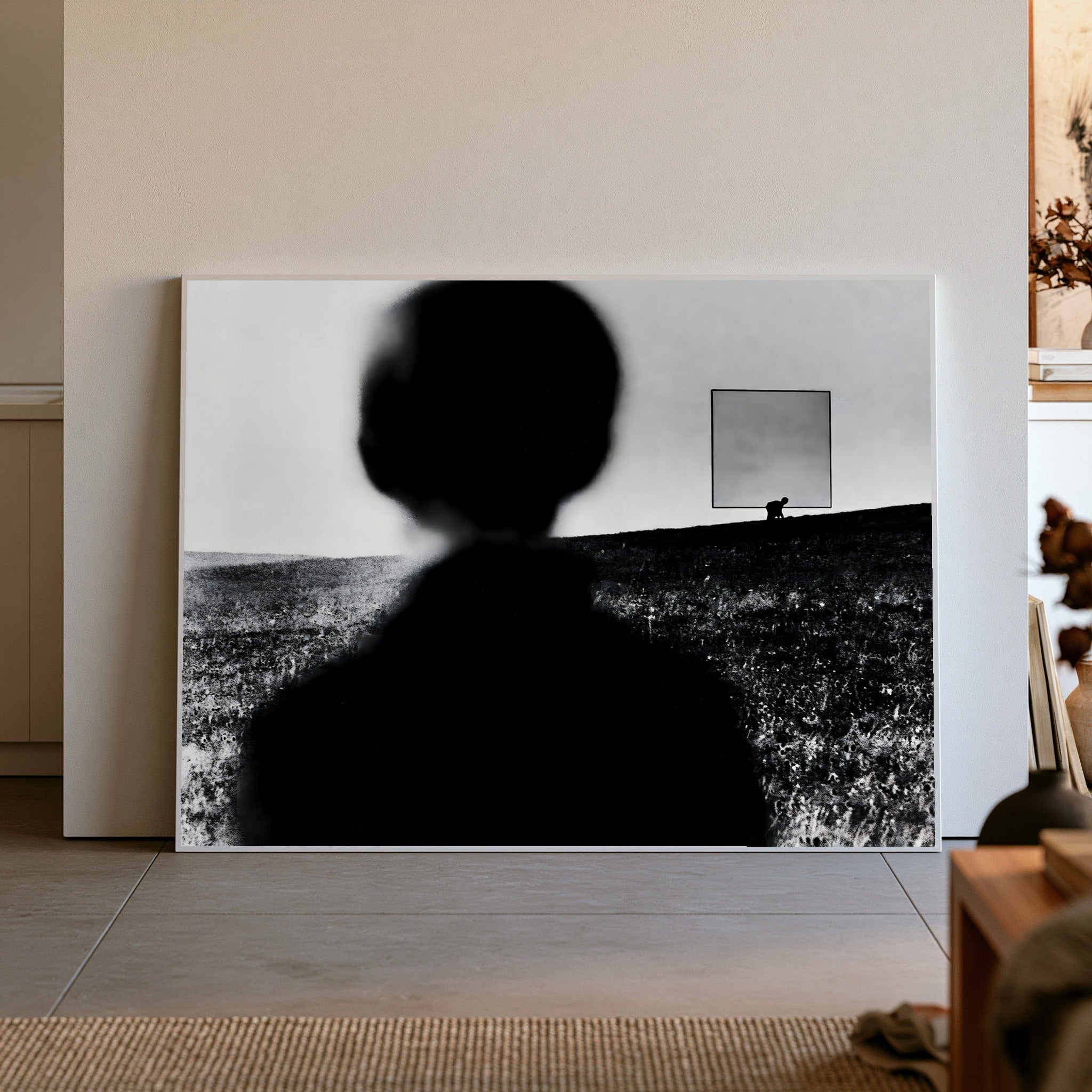 Square Hush — art print by paintmoon