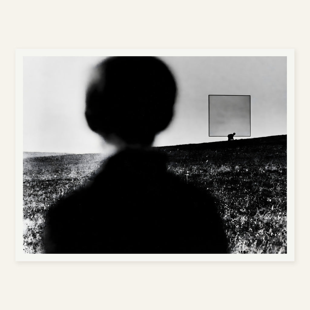 Square Hush — White frame