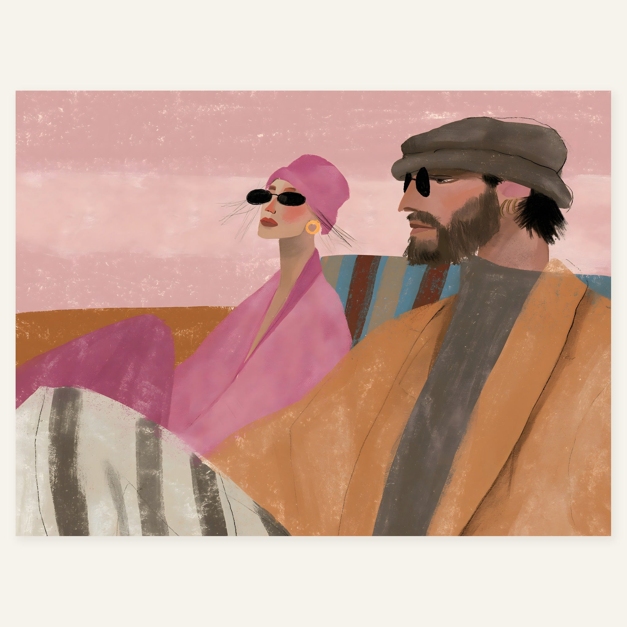 Velvet Pause — art print by paintmoon