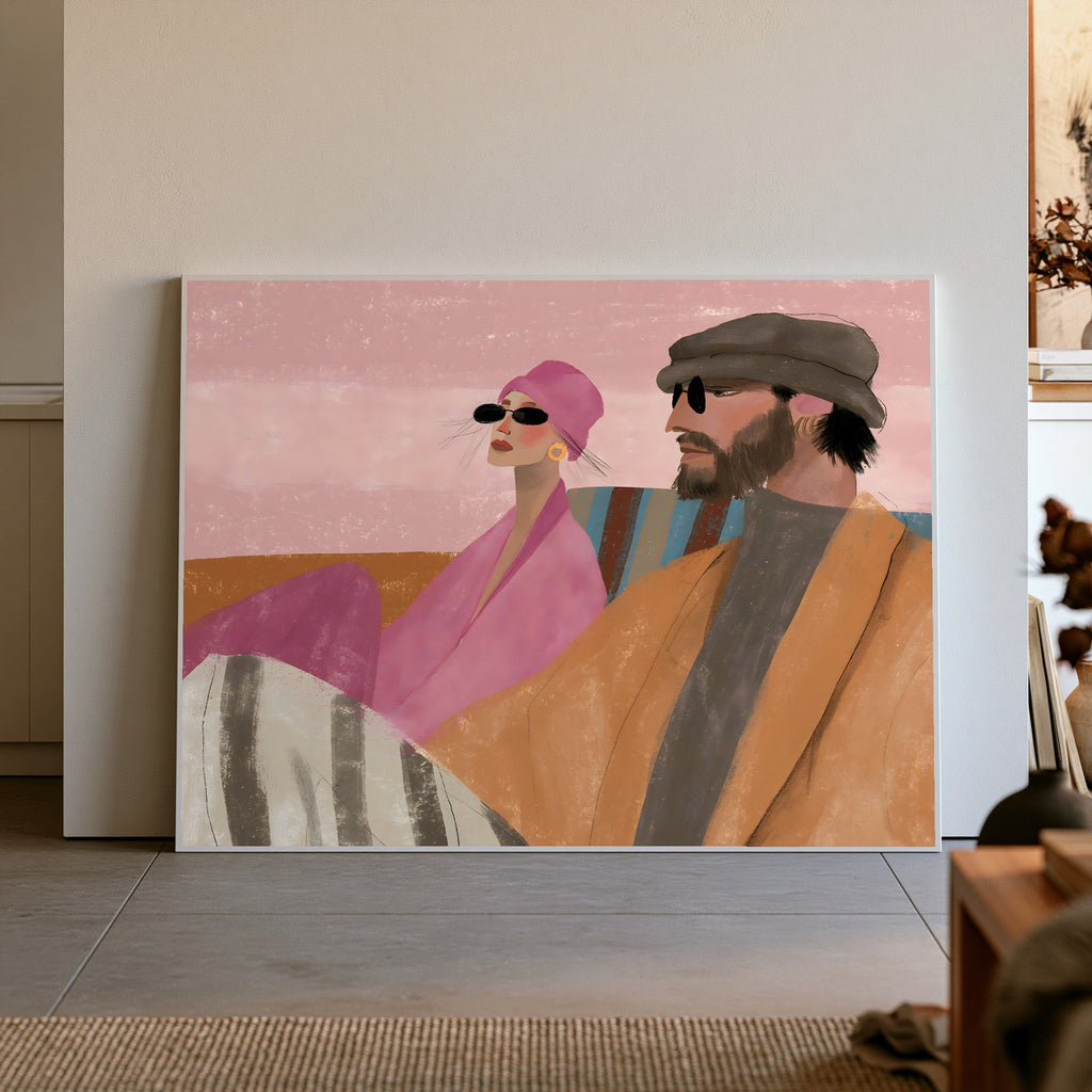 Velvet Pause — art print by paintmoon