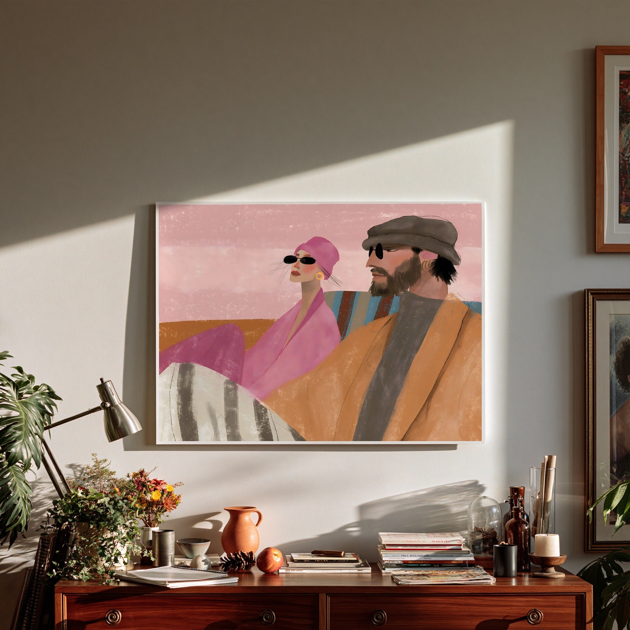 Velvet Pause — art print by paintmoon