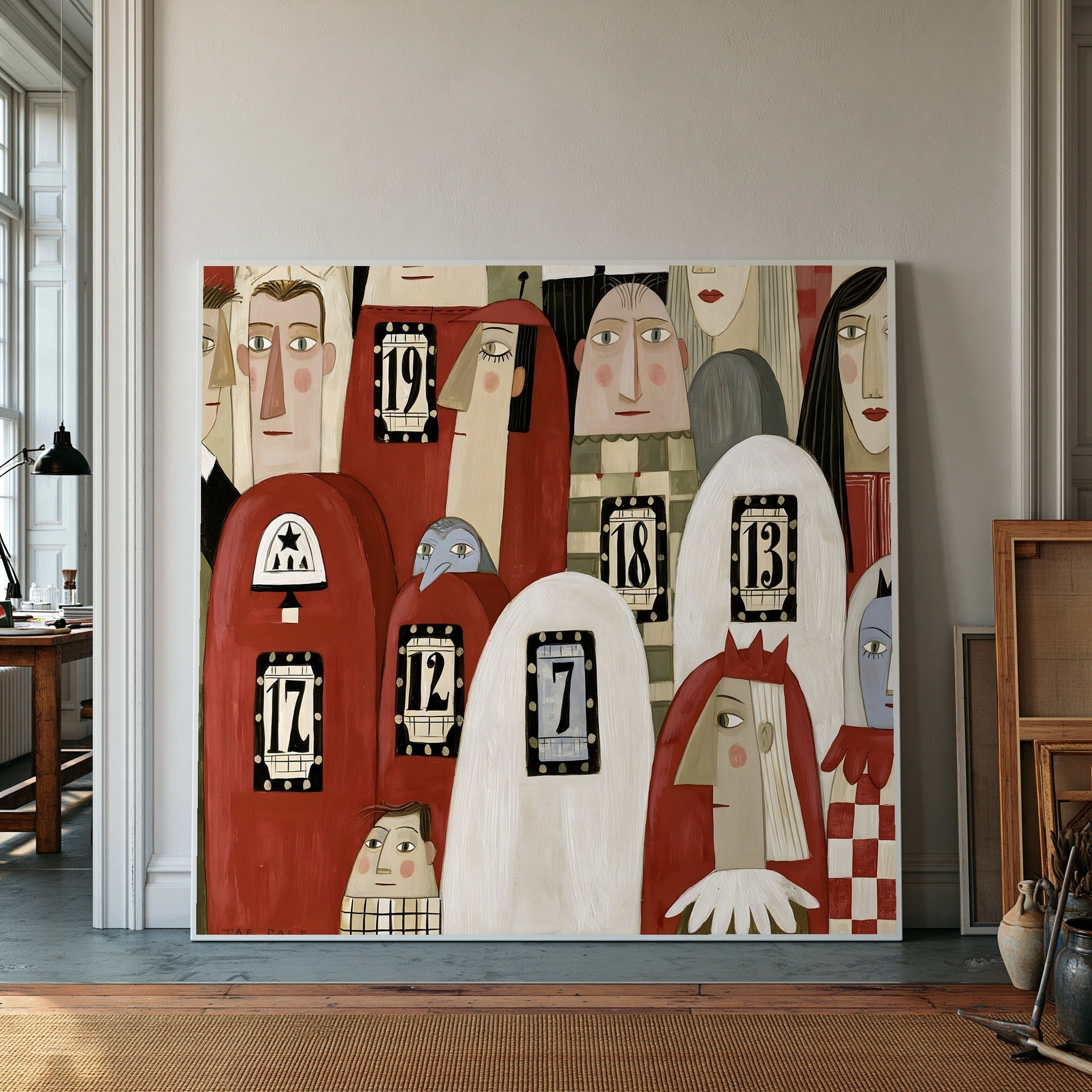 Dusty Corridor — art print by paintmoon