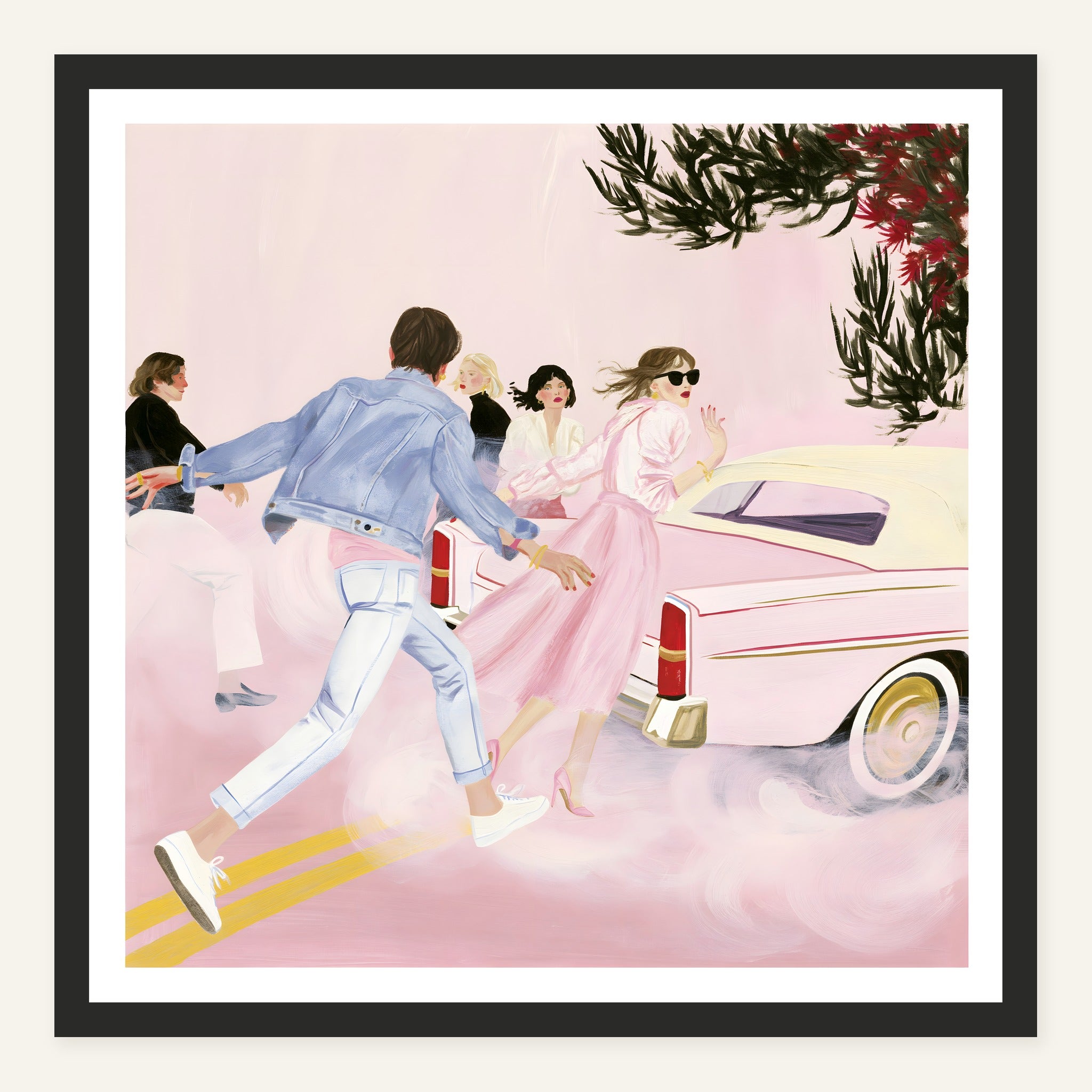 Rushing Through — Black frame