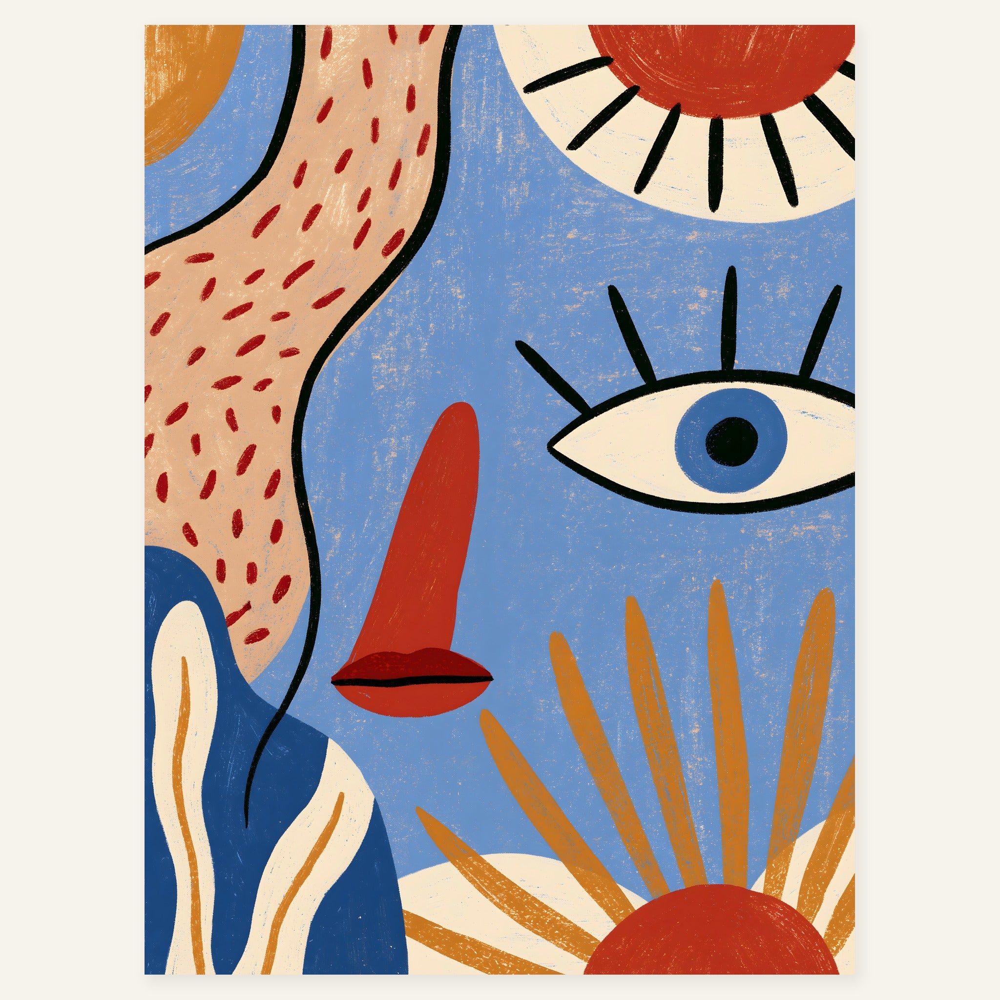 Violet Pulse — art print by paintmoon