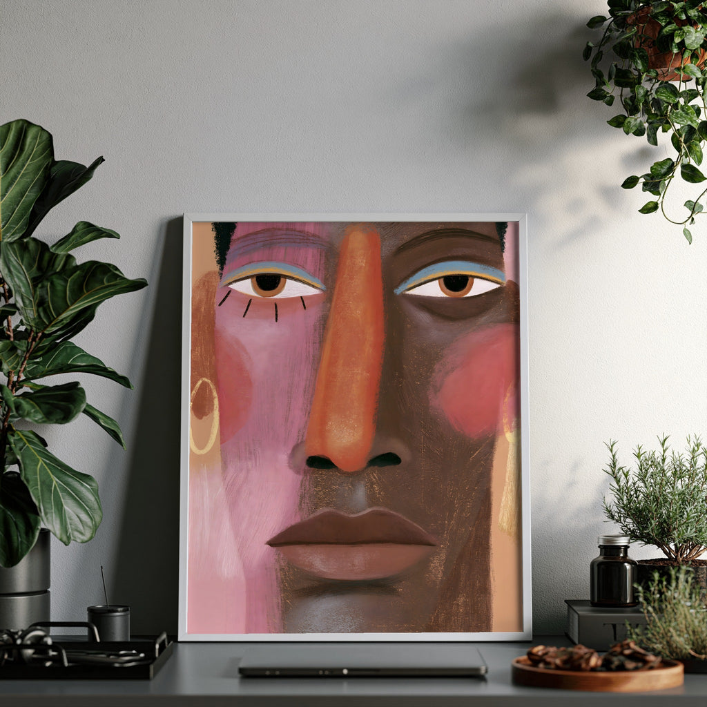 Afterglow Waiting — art print by paintmoon