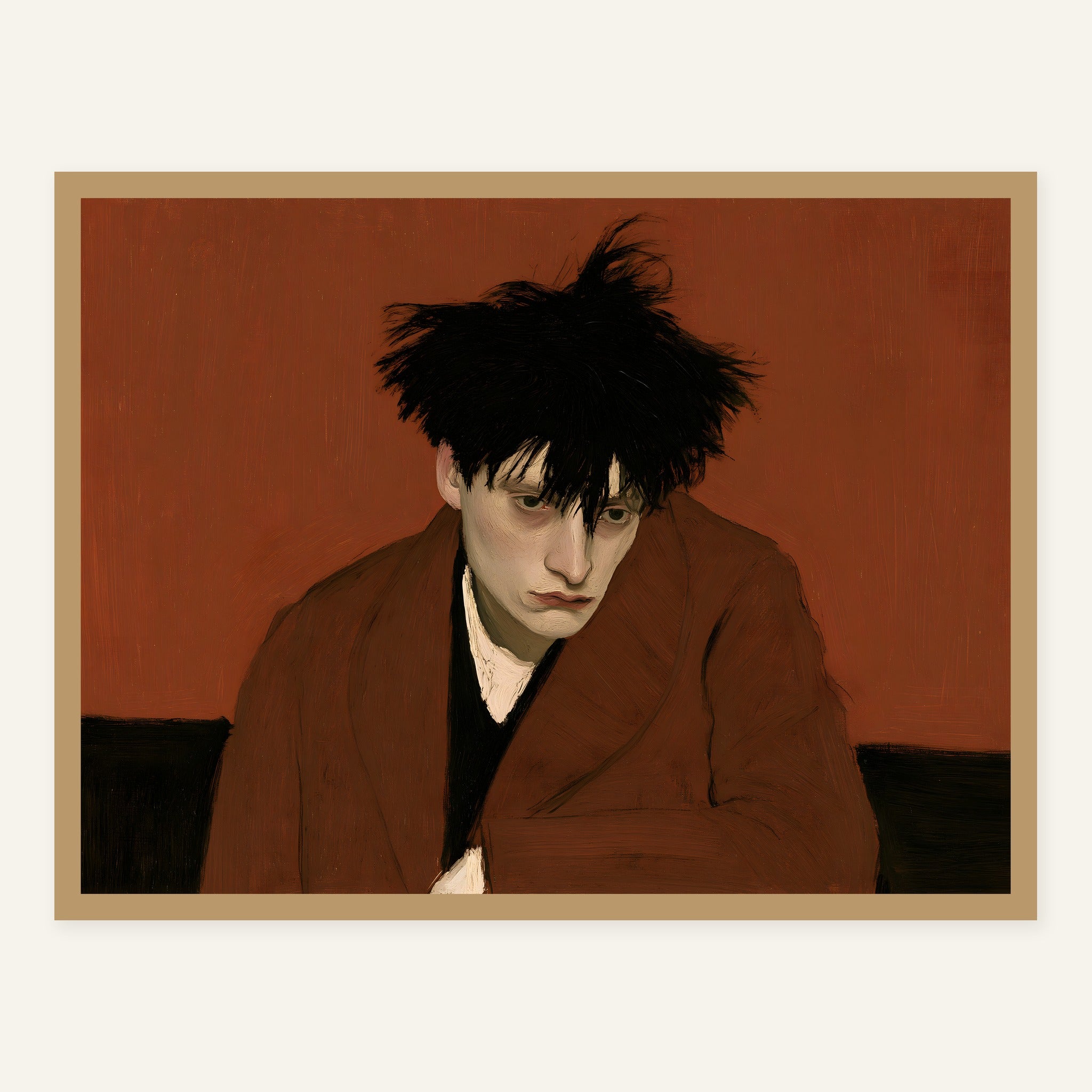 Swaying Ember — Wood frame