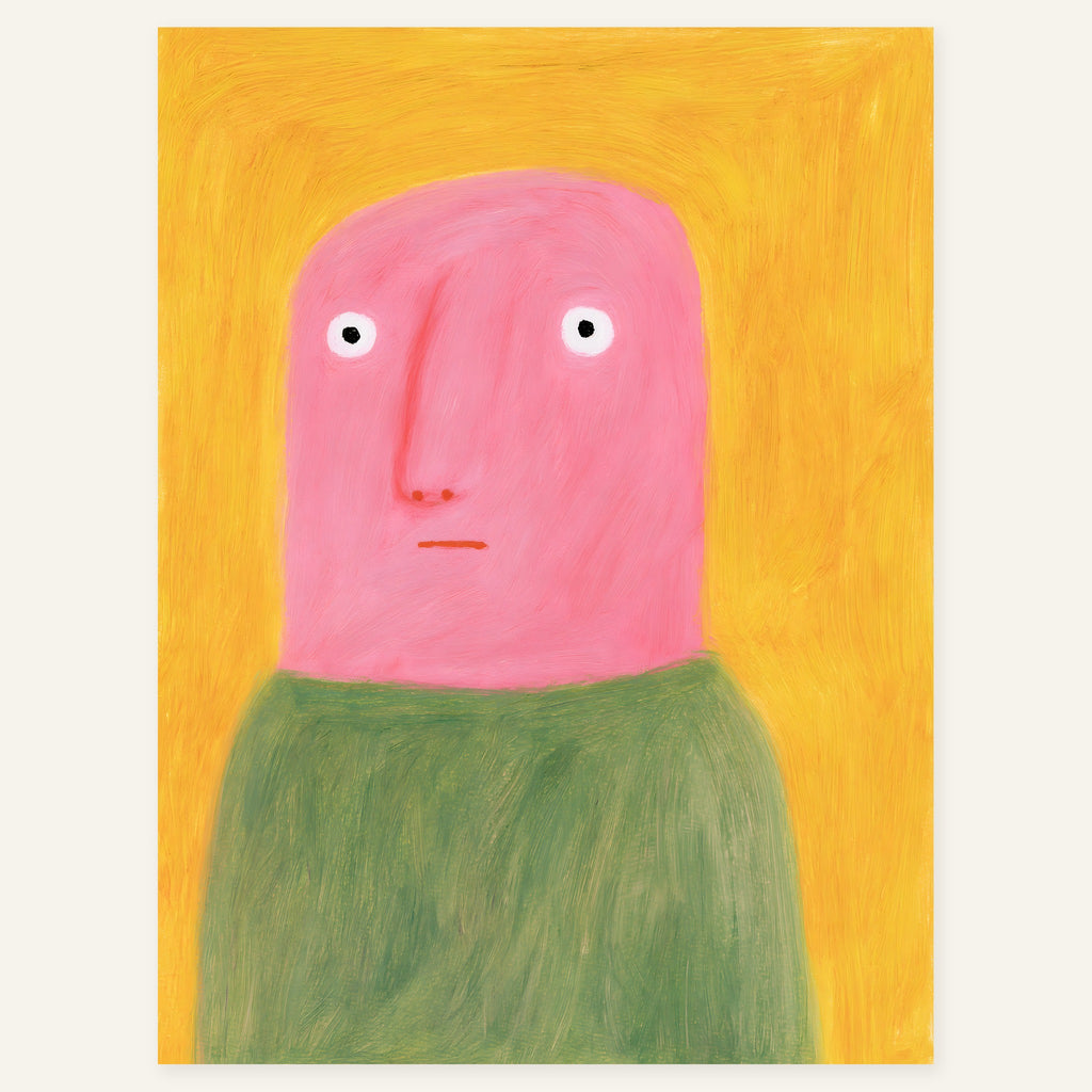 Saffron Hush — art print by paintmoon