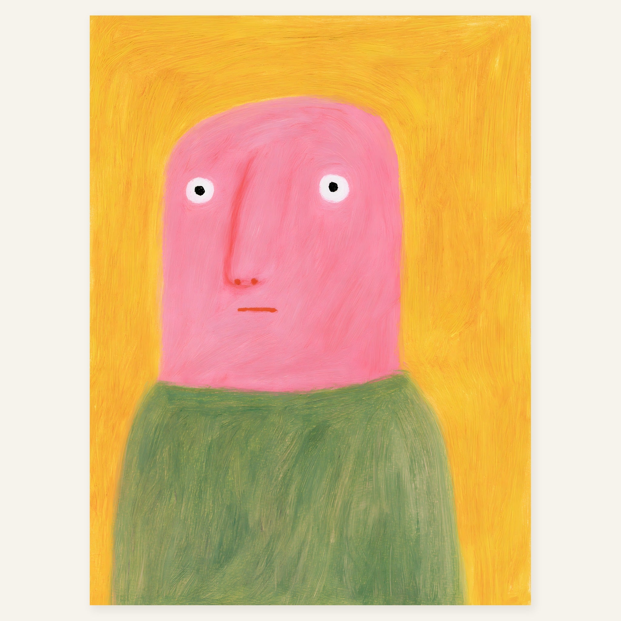 Saffron Hush — art print by paintmoon