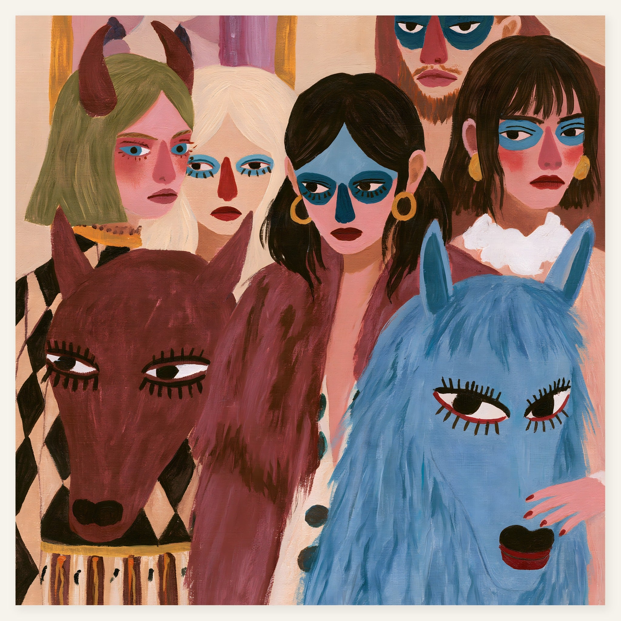 Velvet Afterglow — art print by paintmoon