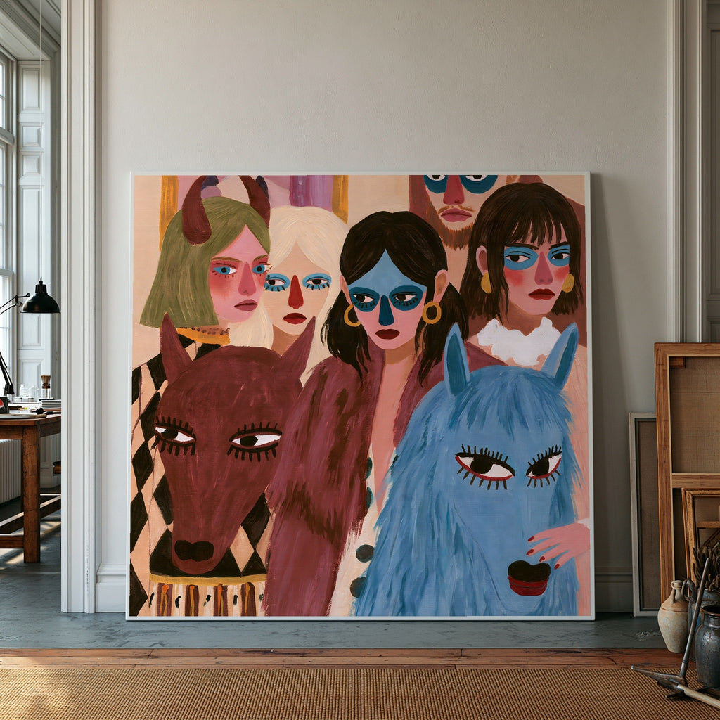 Velvet Afterglow — art print by paintmoon
