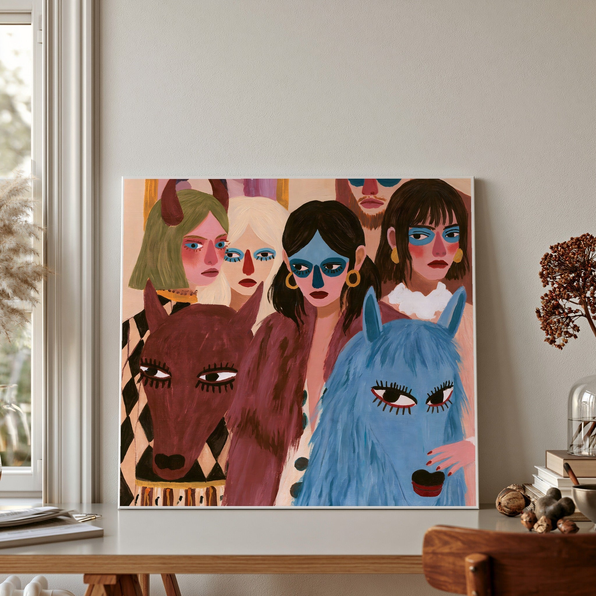 Velvet Afterglow — art print by paintmoon