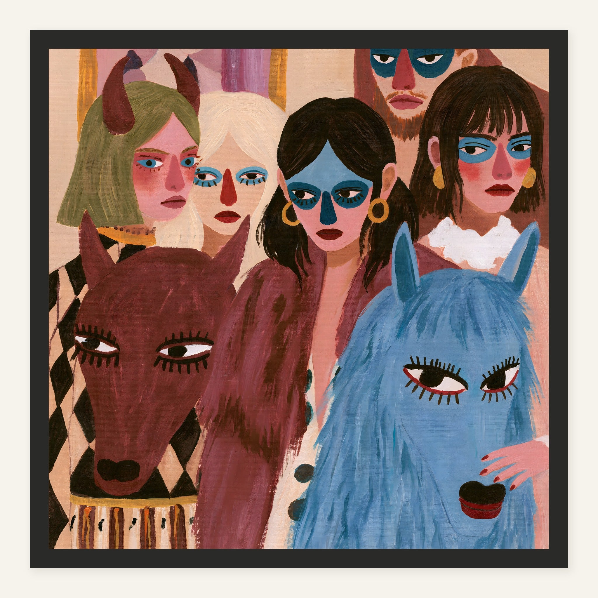 Velvet Afterglow — Black frame
