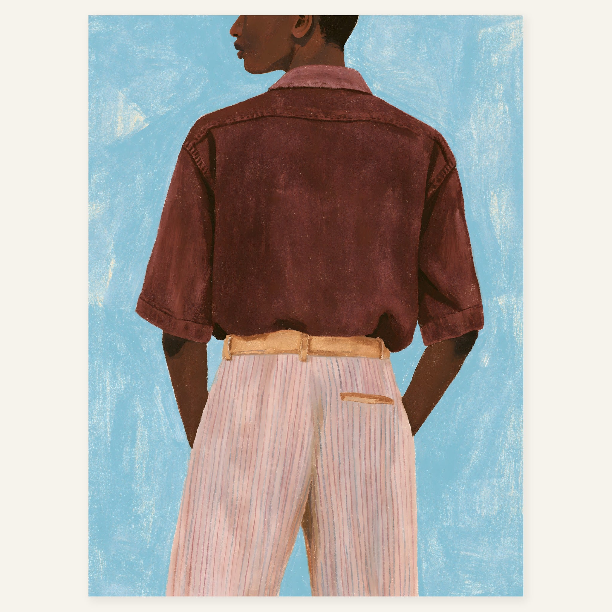 Quiet Backstep — art print by paintmoon