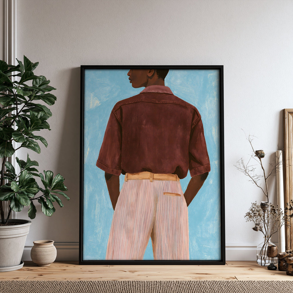 Quiet Backstep — art print by paintmoon