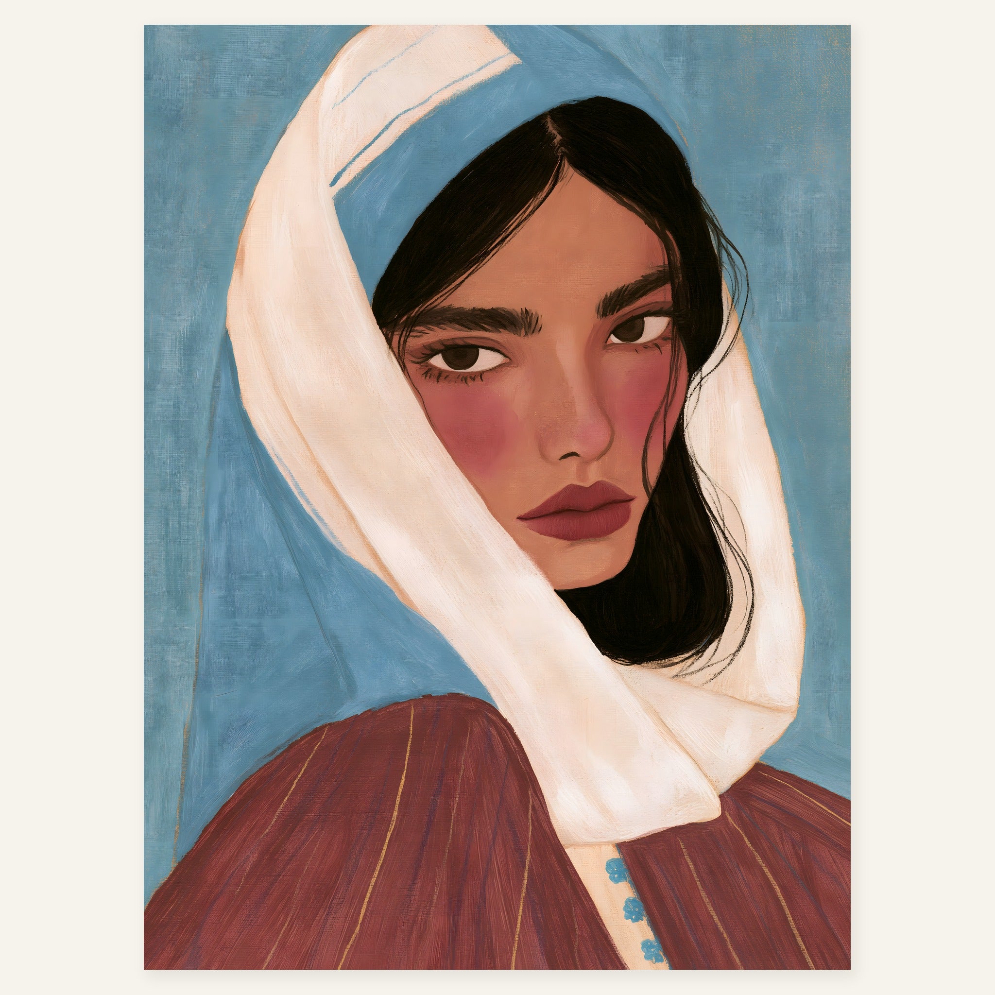 Hushed Lean — art print by paintmoon